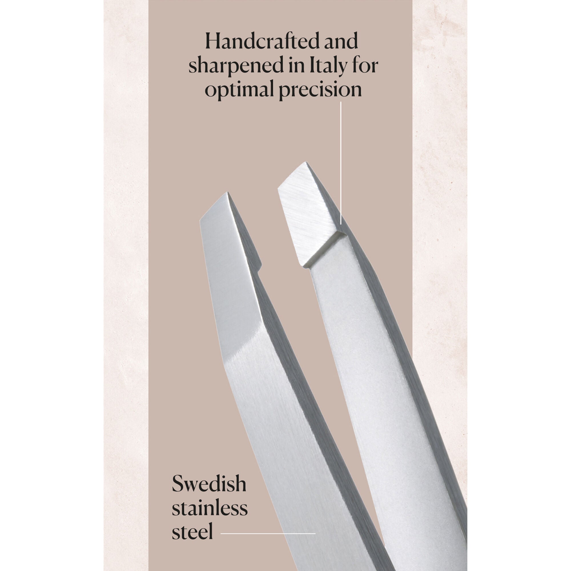 Original Slanted Tweezer - White by Browgame for Unisex - 1 Pc Tweezer, See Description, alternate image number 2