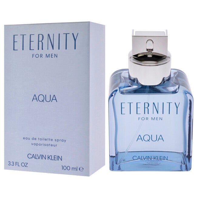 Eternity Aqua by Calvin Klein for Men - 3.3 oz EDT Spray, , alternate image number null