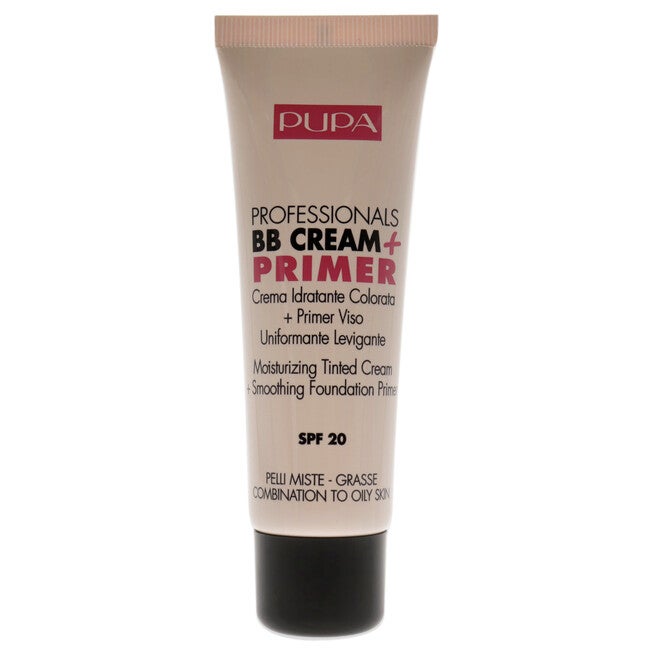 Professionals BB Cream Plus Primer SPF 20 - 001 Nude - Combination To Oily Skin by Pupa Milano for Women - 1.69 oz Primer, NA, alternate image number null