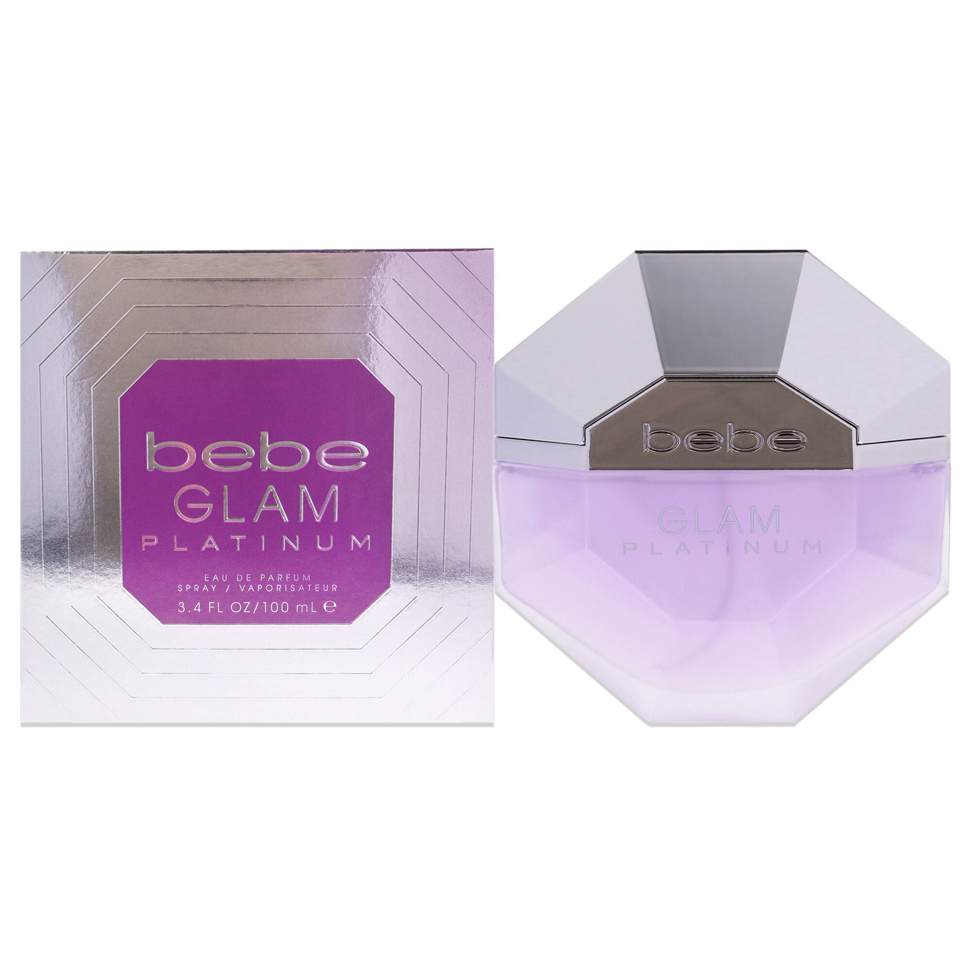 Bebe Glam Platinum by Bebe for Women - 3.4 oz EDP Spray, See Description, hi-res image number 0
