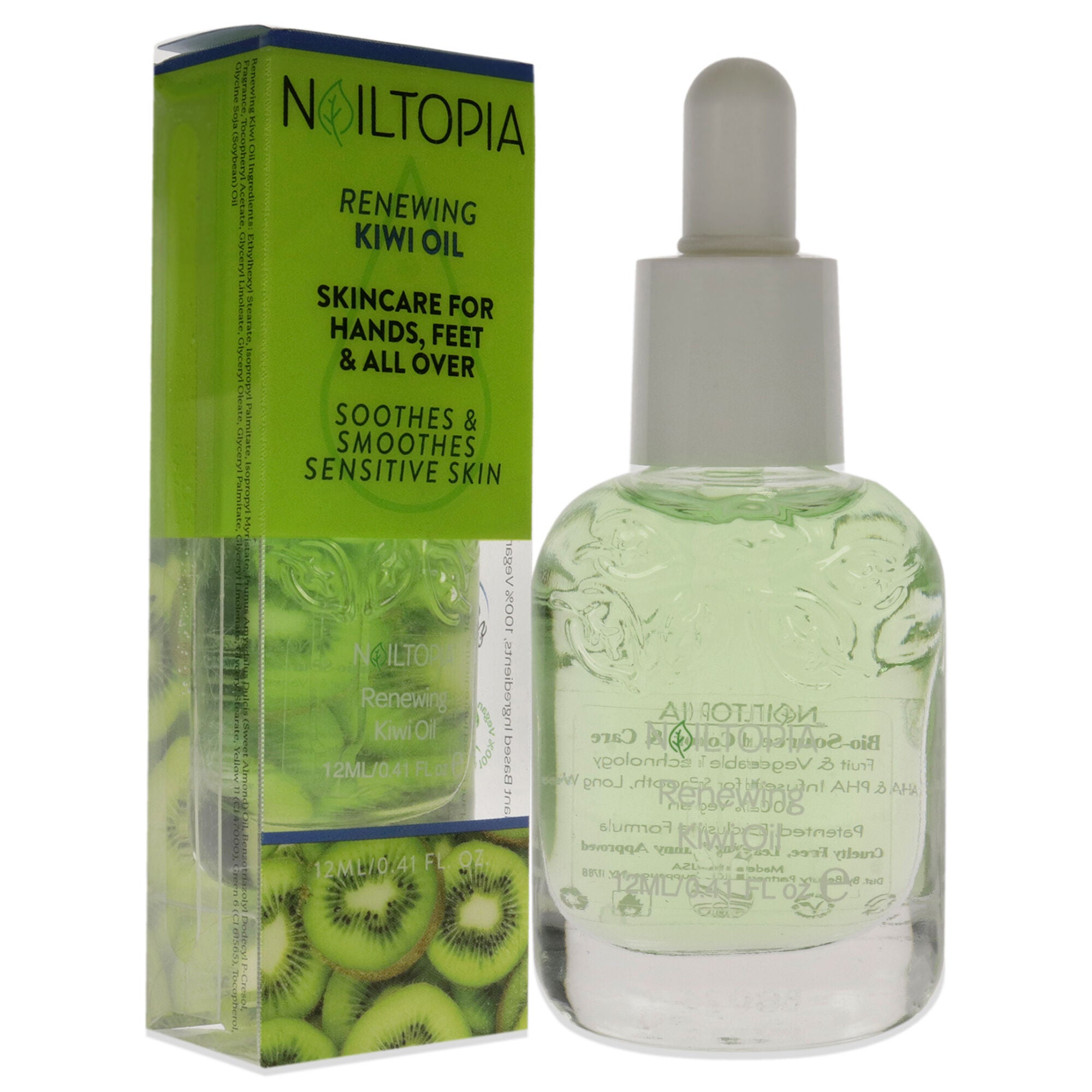 Fresh Soothing and Smoothing Kiwi Oil by Nailtopia for Women - 0.41 oz Nail Oil, , alternate image number 6