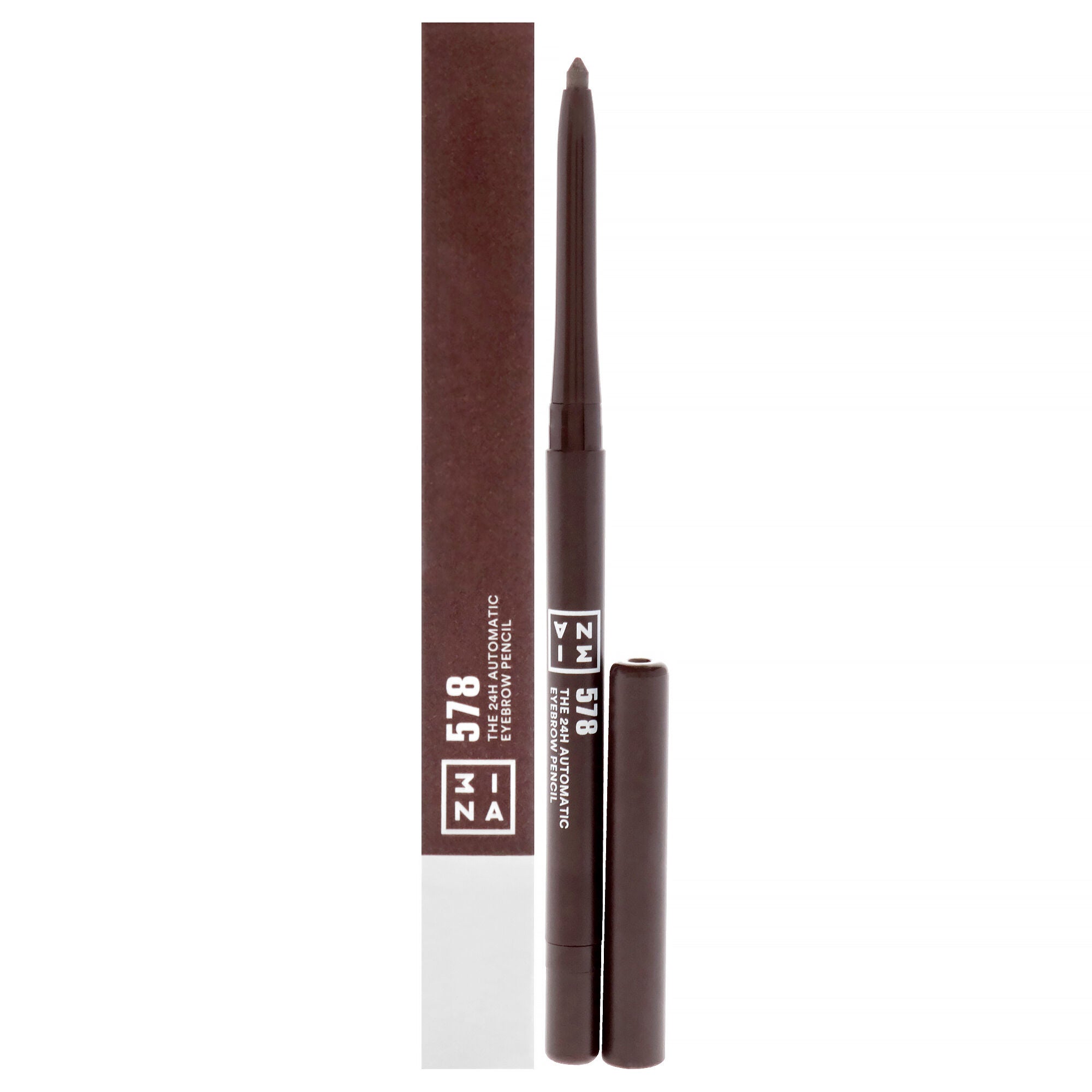 The 24H Automatic Eyebrow Pencil - 578 Chocolate by 3INA for Women - 0.011 oz Eyebrow Pencil, See Description, hi-res image number 0