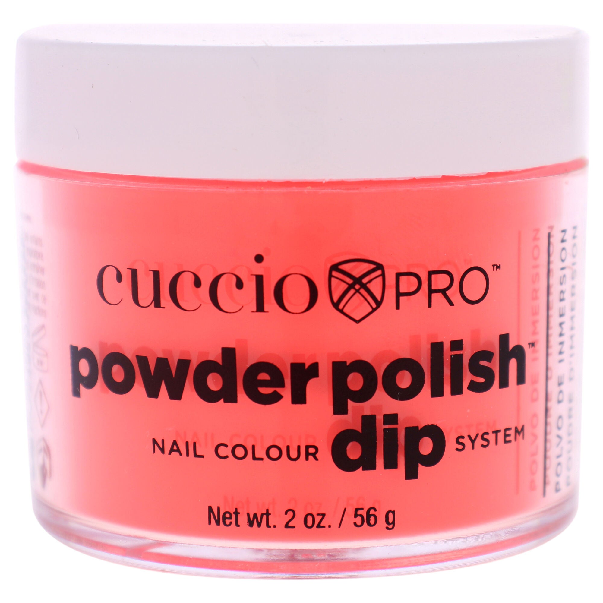 Pro Powder Polish Nail Colour Dip System - Neon Red by Cuccio Colour for Women - 1.6 oz Nail Powder, See Description, hi-res image number 0