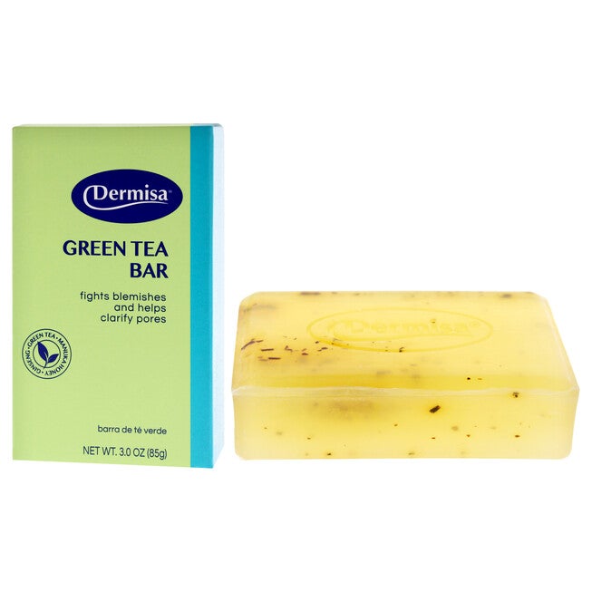 Green Tea Bar by Dermisa for Unisex - 3 oz Bar Soap, NA, alternate image number null