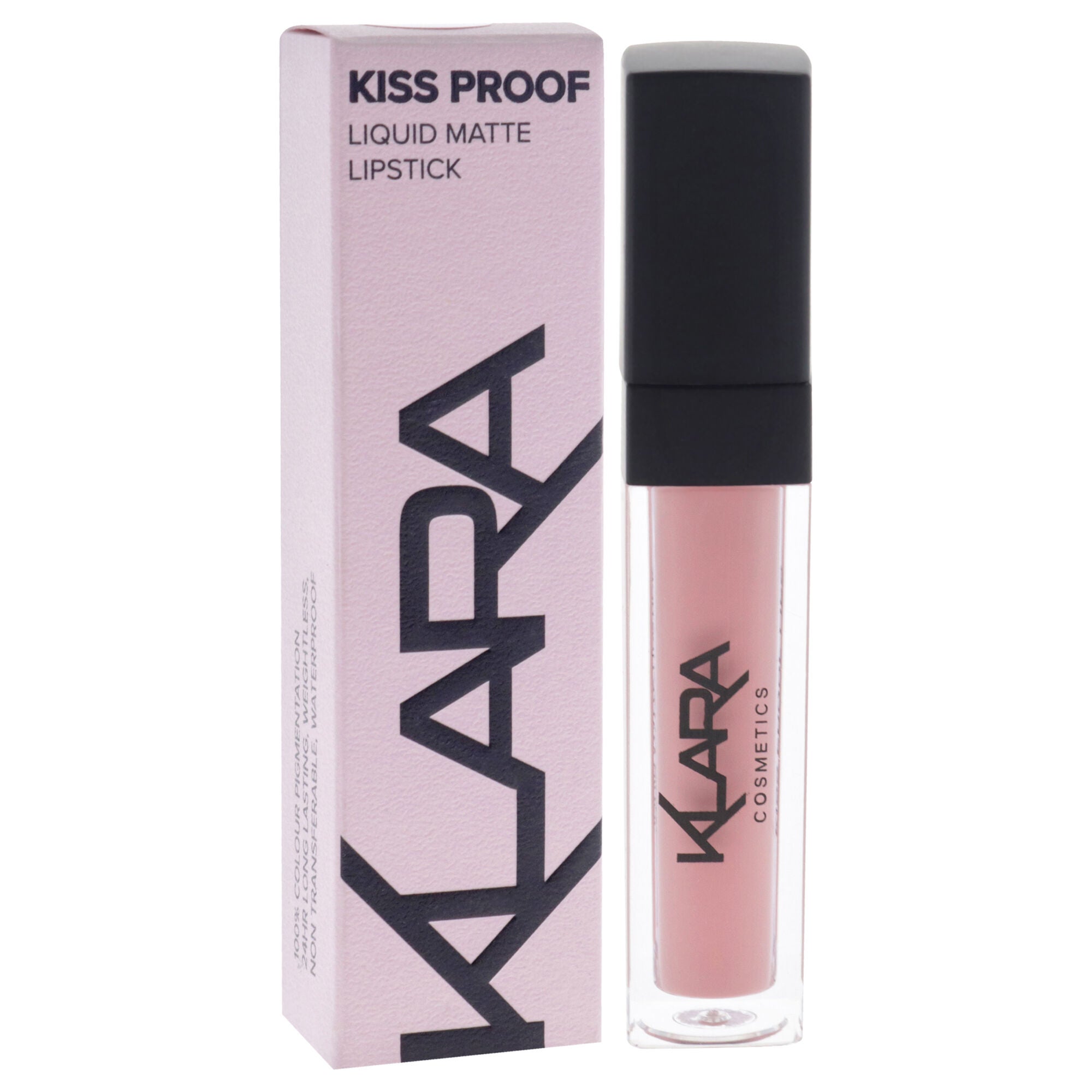 Kiss Proof Lipstick Liquid Matte - 24 Sexy Kitten by Klara for Women - 0.27 oz Lipstick, See Description, alternate image number 1