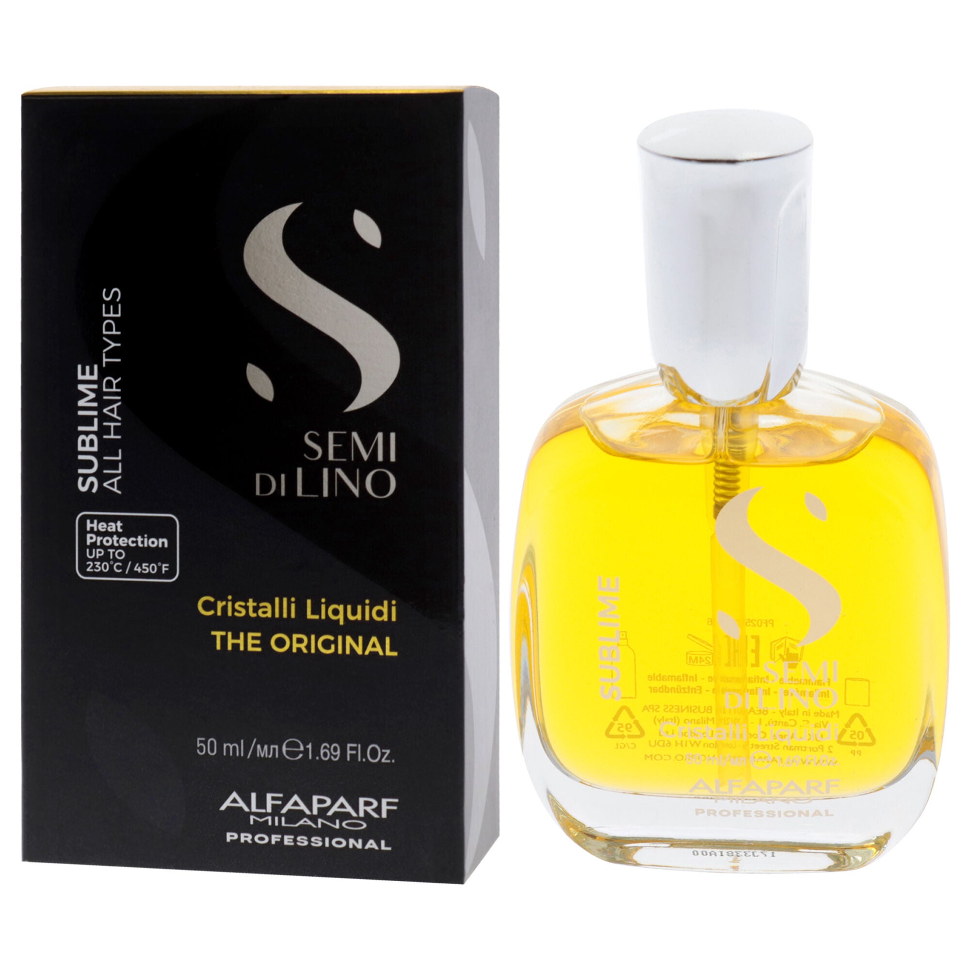 Semi Di Lino Sublime Cristalli Liquidi by Alfaparf Milano for Unisex - 1.69 oz Treatment, See Description, alternate image number 3