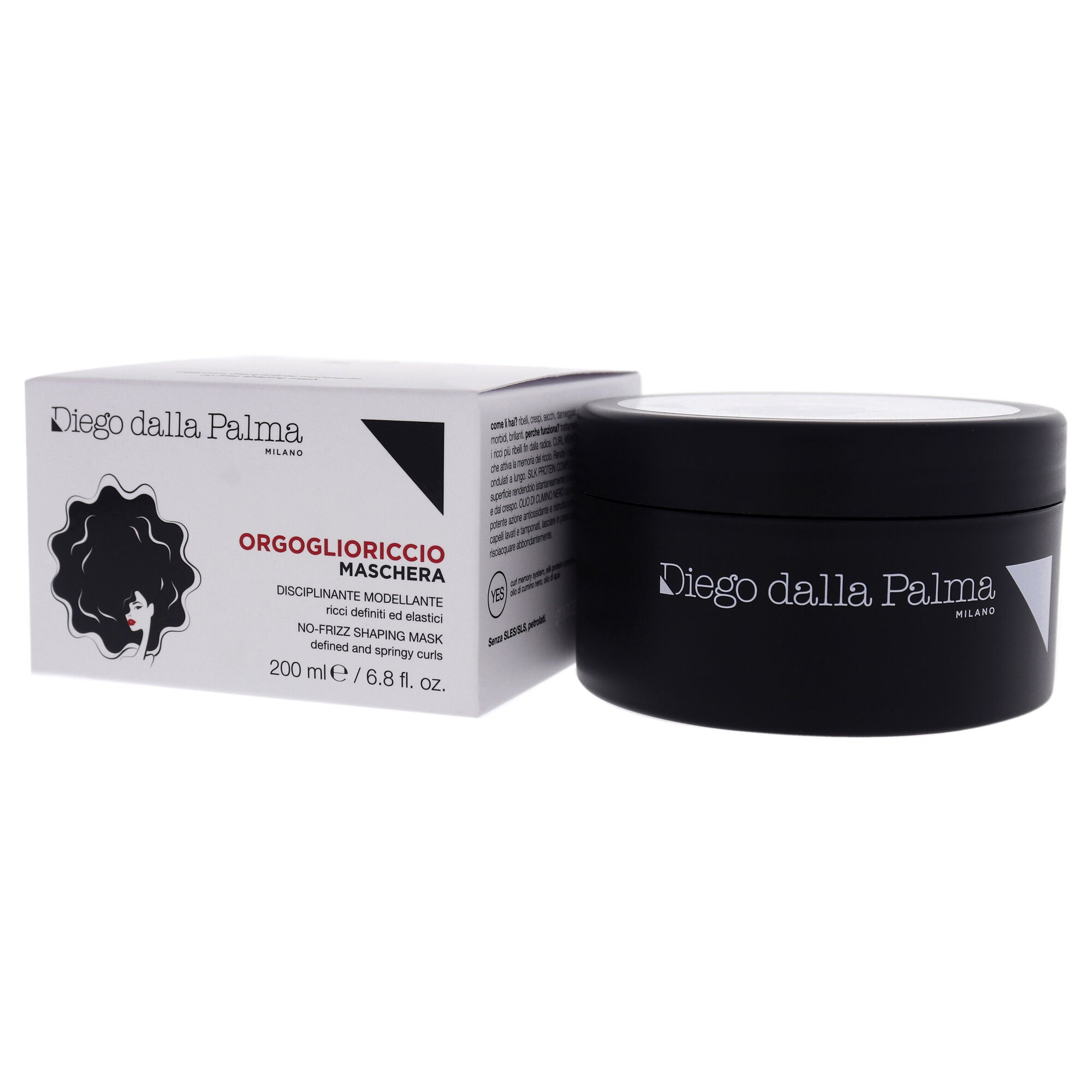 Orgoglioriccio No-Frizz Shaping Mask by Diego Dalla Palma for Unisex - 6.8 oz Masque, , alternate image number 7