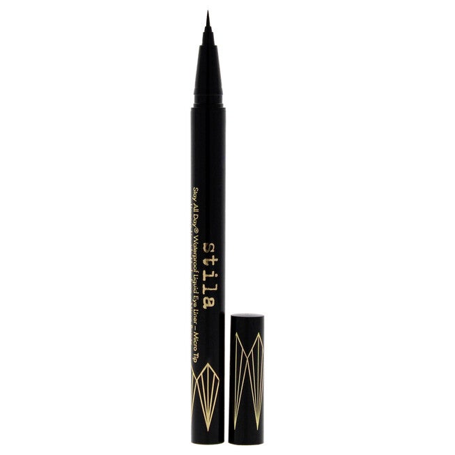 Stay All Day Waterproof Liquid Eye Liner Micro Tip - Intense Black by Stila for Women - 0.016 oz Eyeliner, See Description, alternate image number 4