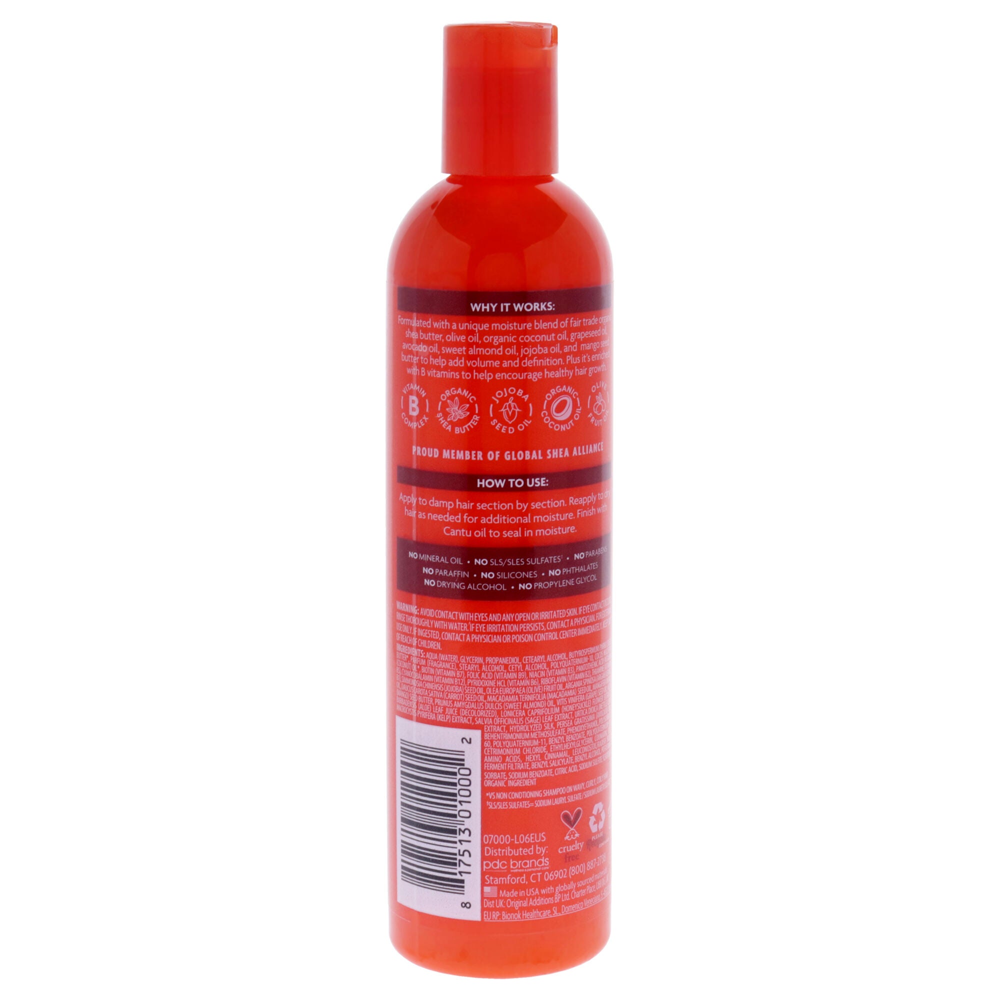 Shea Butter Moisturizing Curl Activator Cream by Cantu for Unisex - 12 oz Cream, White, alternate image number 1