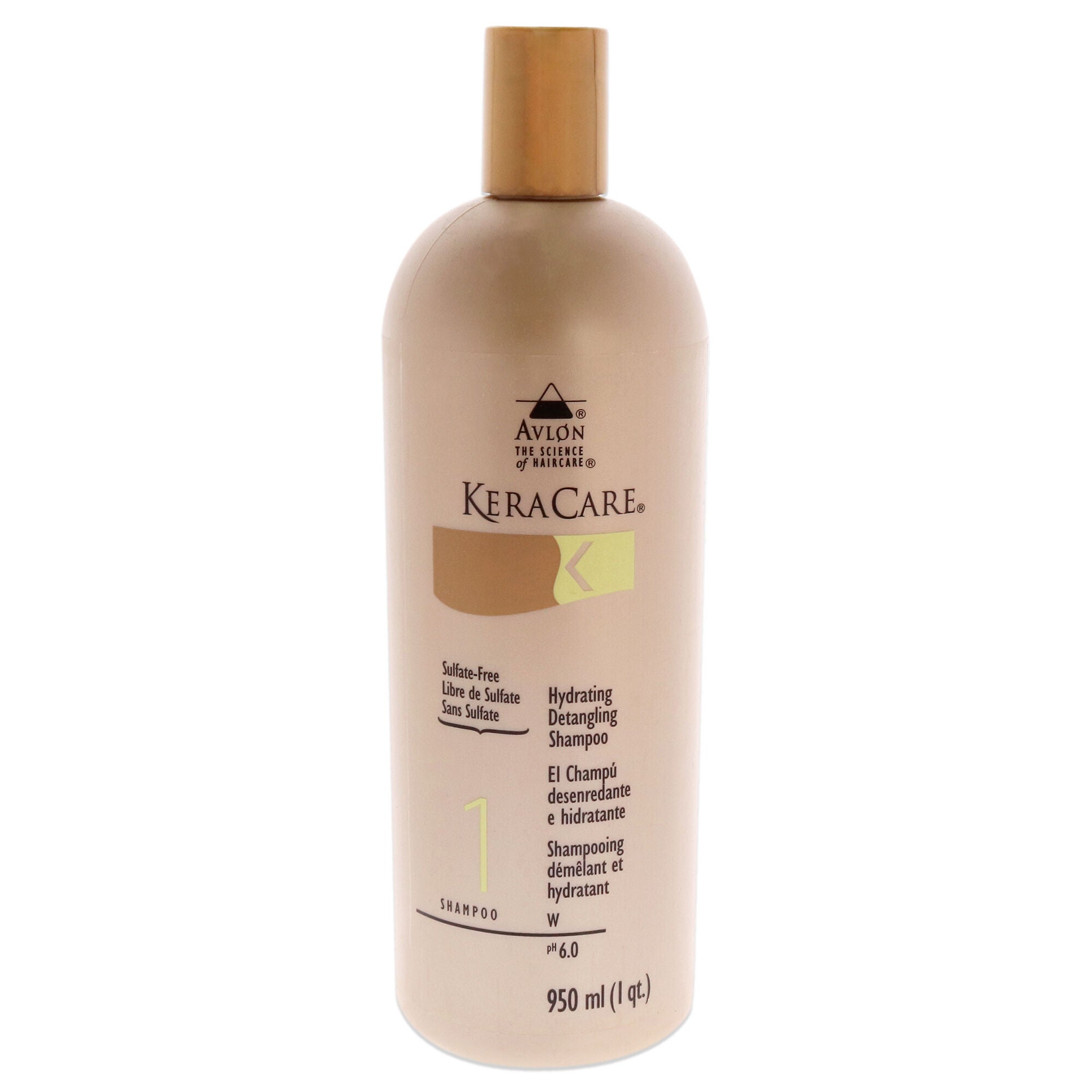 KeraCare Hydrating Detangling Shampoo by Avlon for Unisex - 32 oz Shampoo, See Description, hi-res image number 0