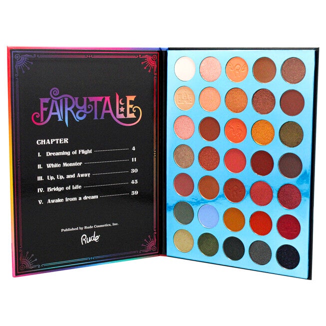 Fairy Tale 35 Eyeshadow Palette - Book 3 by Rude Cosmetics for Women - 1.34 oz Eye Shadow, See Description, alternate image number 3