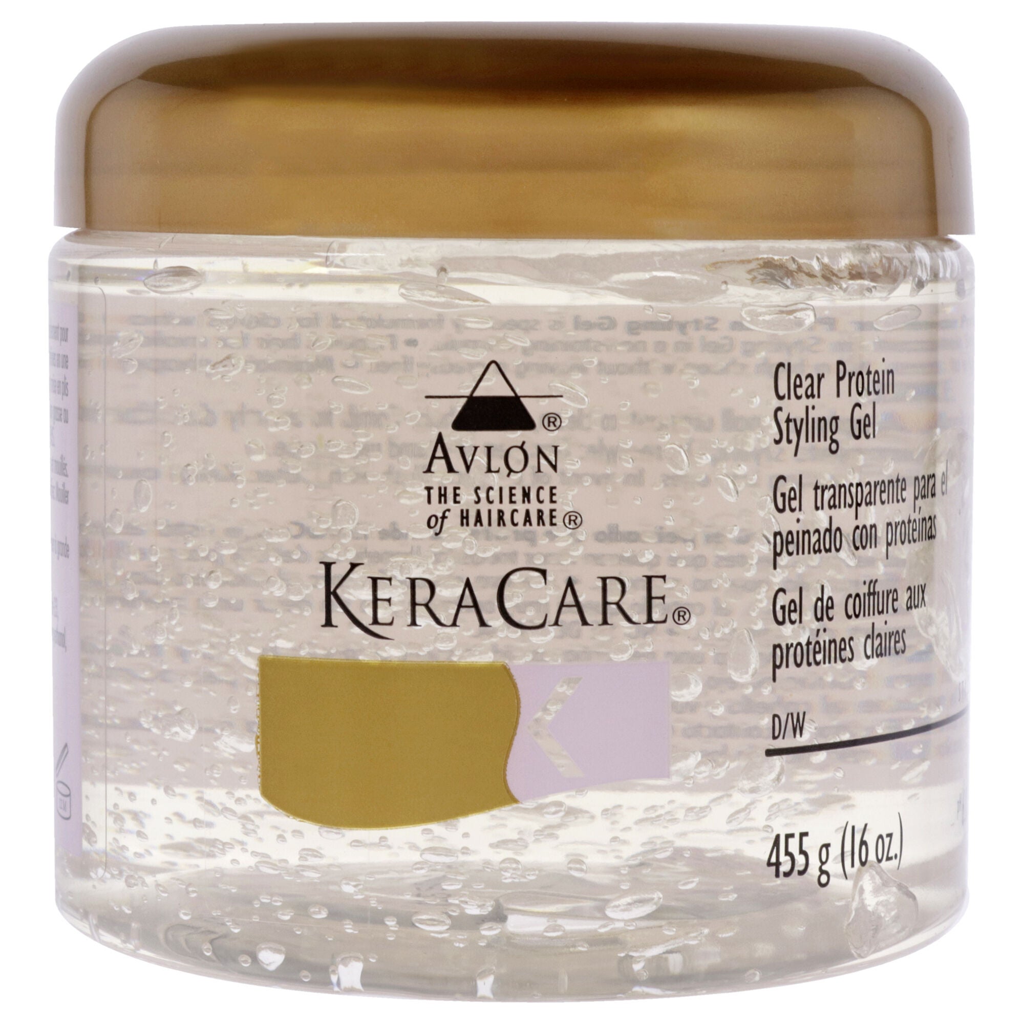 KeraCare Clear Protein Styling Gel by Avlon for Unisex - 16 oz Gel, See Description, hi-res image number 0