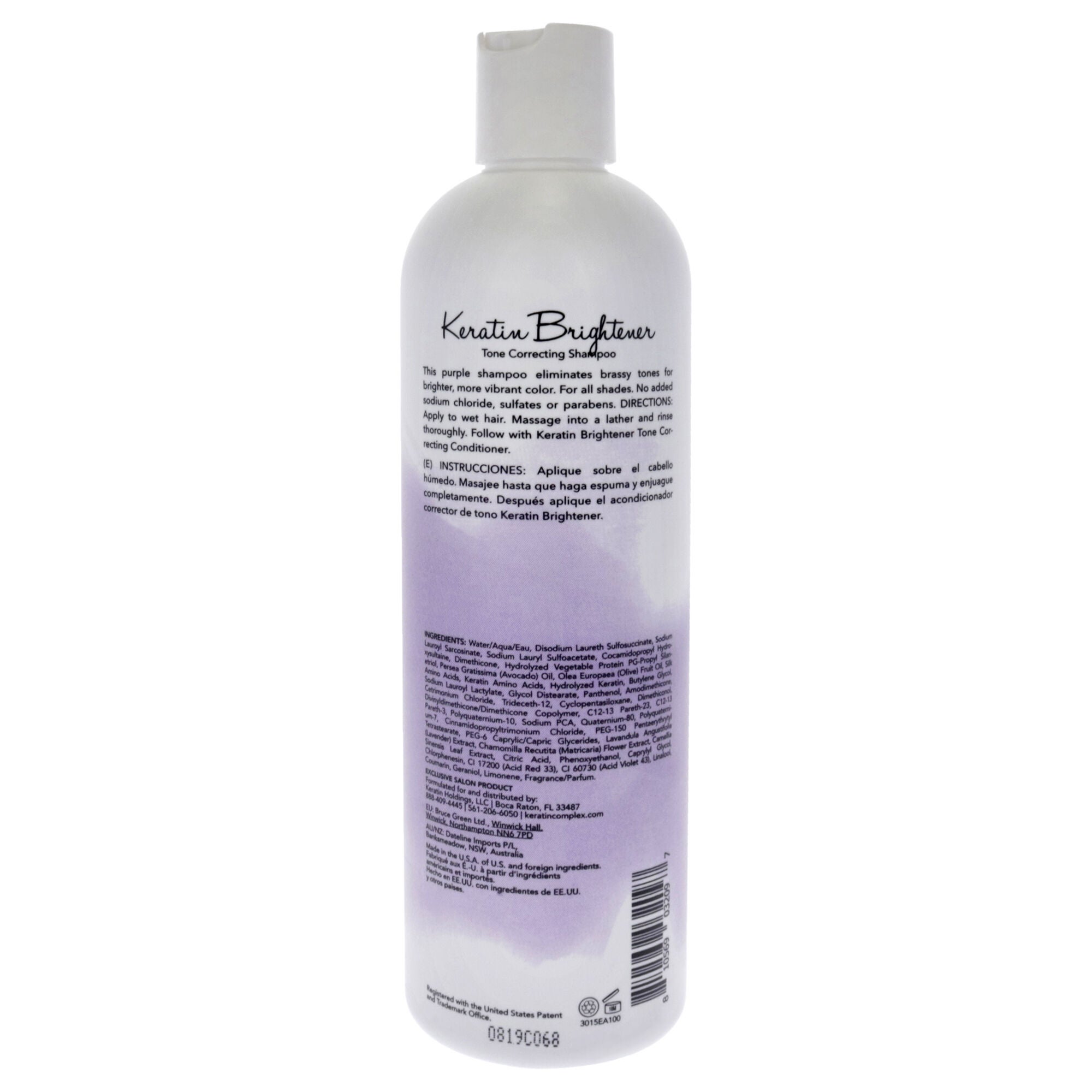 Keratin Brightener Shampoo by Keratin Perfect for Unisex - 12 oz Shampoo, See Description, alternate image number 1