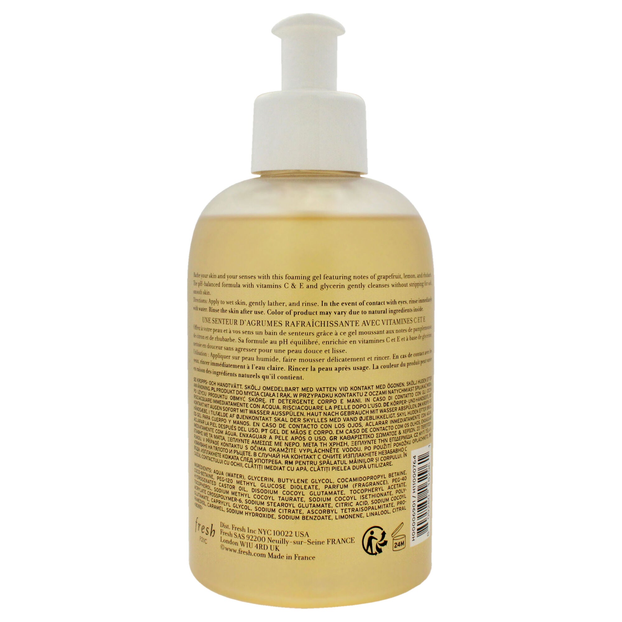 Hesperides Grapefruit Body and Hand Wash by Fresh for Women - 10 oz Body Wash, See Description, alternate image number 1