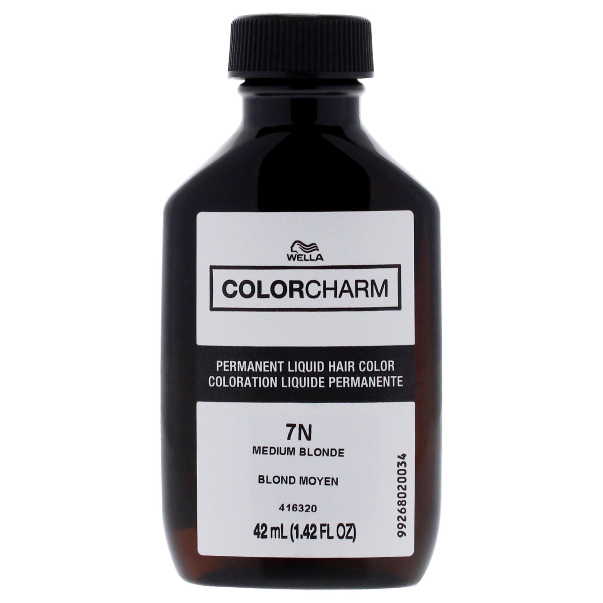 Color Charm Permanent Liquid Hair Color - 7N Medium Blonde by Wella for Unisex - 1.42 oz Hair Color, See Description, alternate image number 4