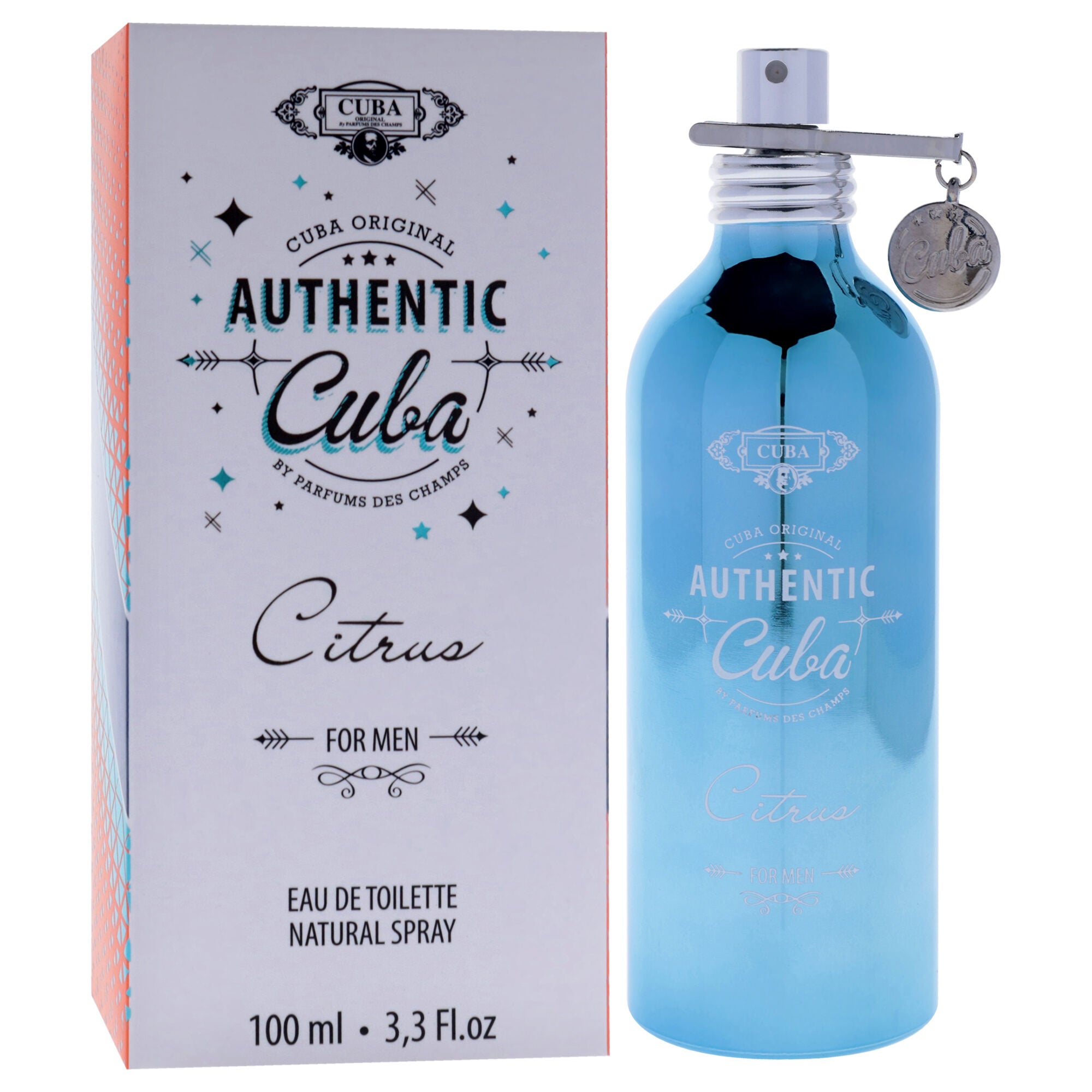Cuba Authentic Citrus by Cuba for Men - 3.3 oz EDT Spray, See Description, alternate image number 1