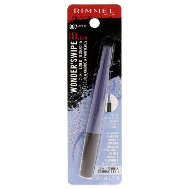 Wonder Swipe 2-in-1 Liner to Shadow - 007 Crave Me by Rimmel London for Women - 0.058 oz Eyeliner, , alternate image number null
