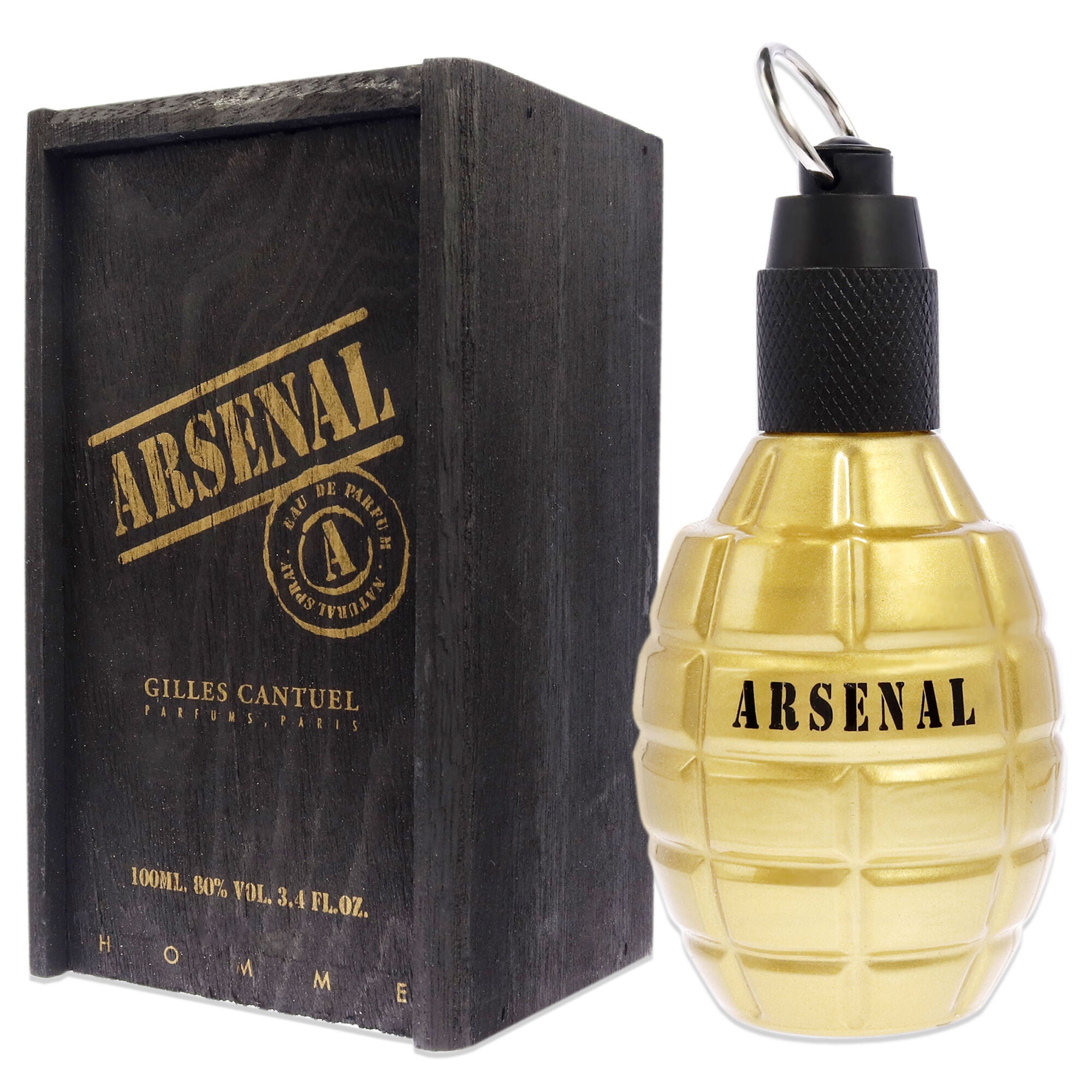 Arsenal Gold by Gilles Cantuel for Men - 3.4 oz EDP Spray, See Description, alternate image number 3