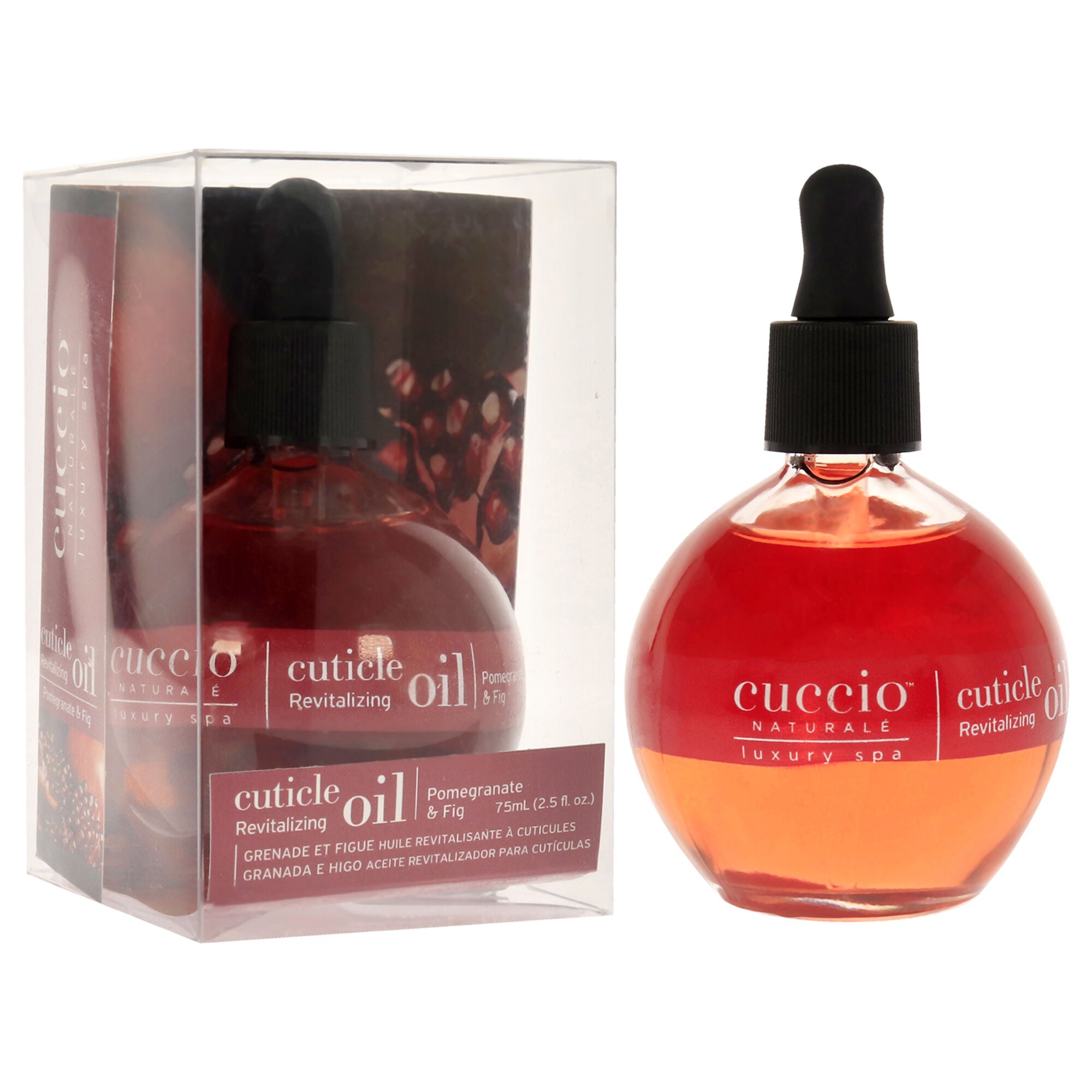 Cuticle Revitalizing Oil - Pomegranate and Fig Manicure by Cuccio Naturale for Unisex - 2.5 oz Oil, See Description, alternate image number 2