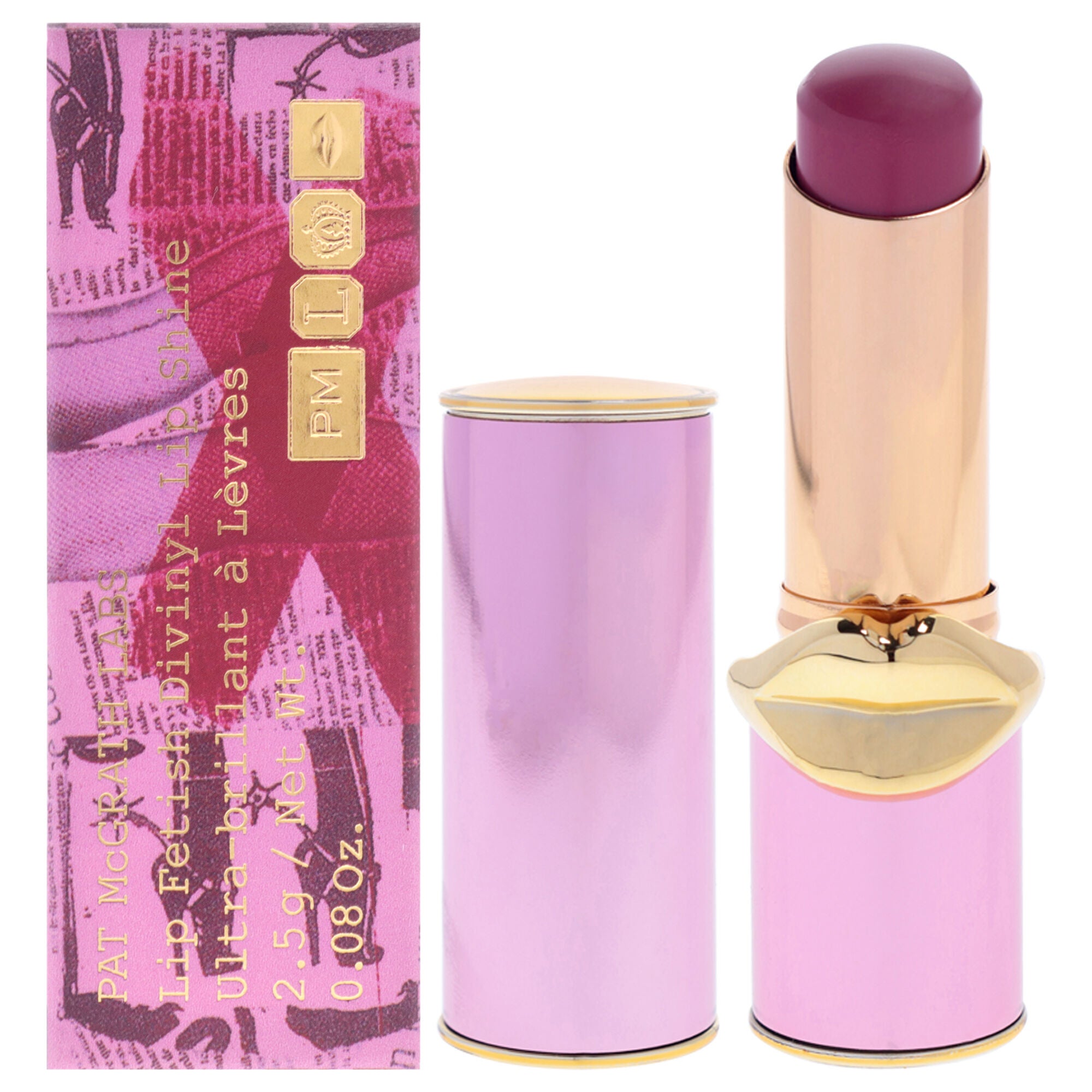 Lip Fetish Divinyl Lip Shine - Belle Amour by Pat Mcgrath Labs for Women - 0.08 oz Lipstick, Pink, hi-res image number 0