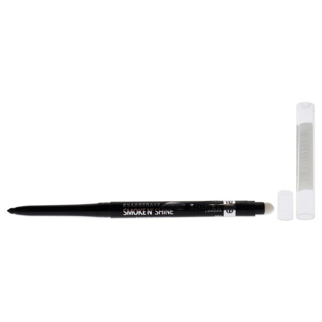 Exaggerate Smoke N Shine Eyeliner - 001 Little Black Smokey by Rimmel London for Women - 0.009 oz Eyeliner, NA, alternate image number null