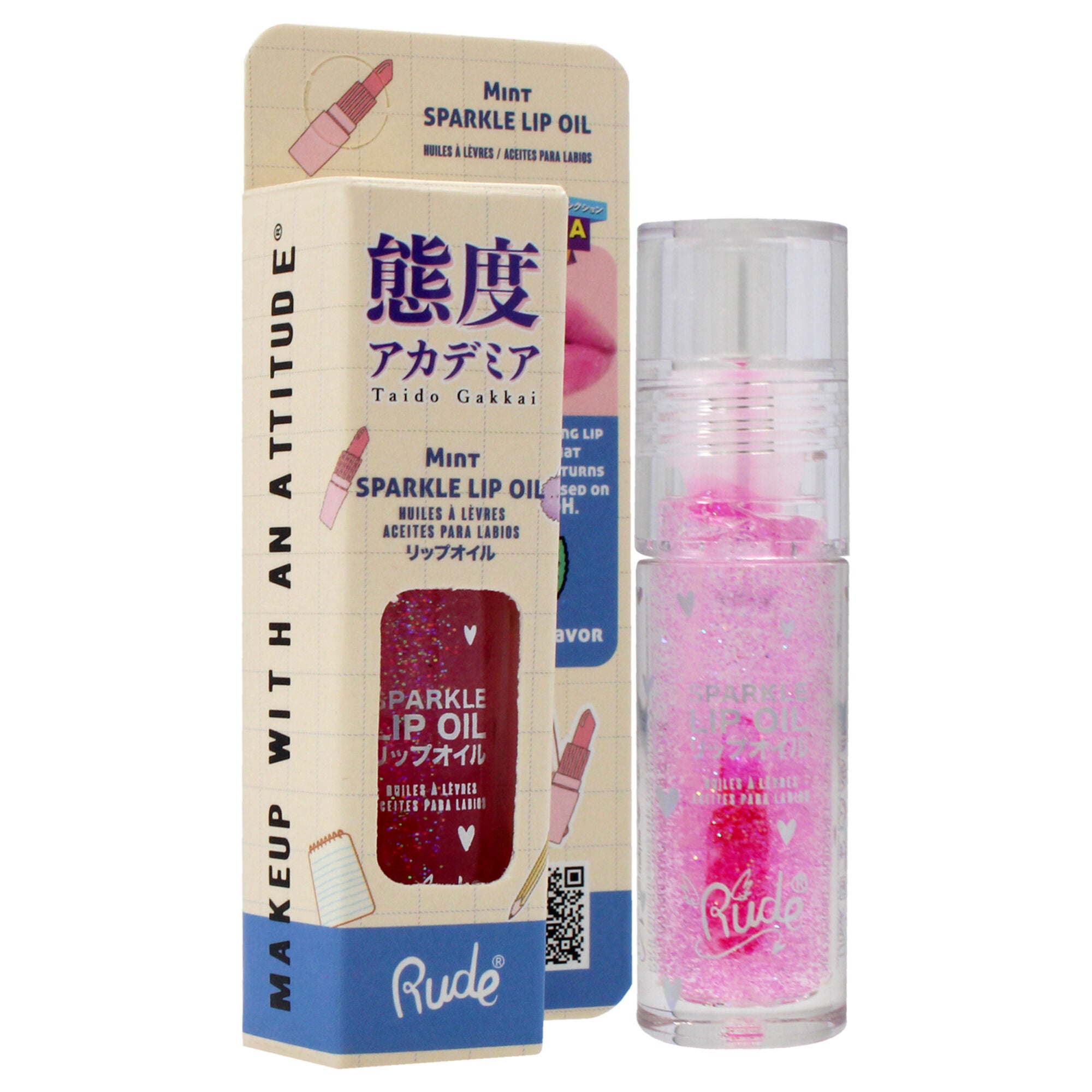 Manga Collection Manga Sparkle Lip Oil - Mint by Rude Cosmetics for Women, See Description, alternate image number 2