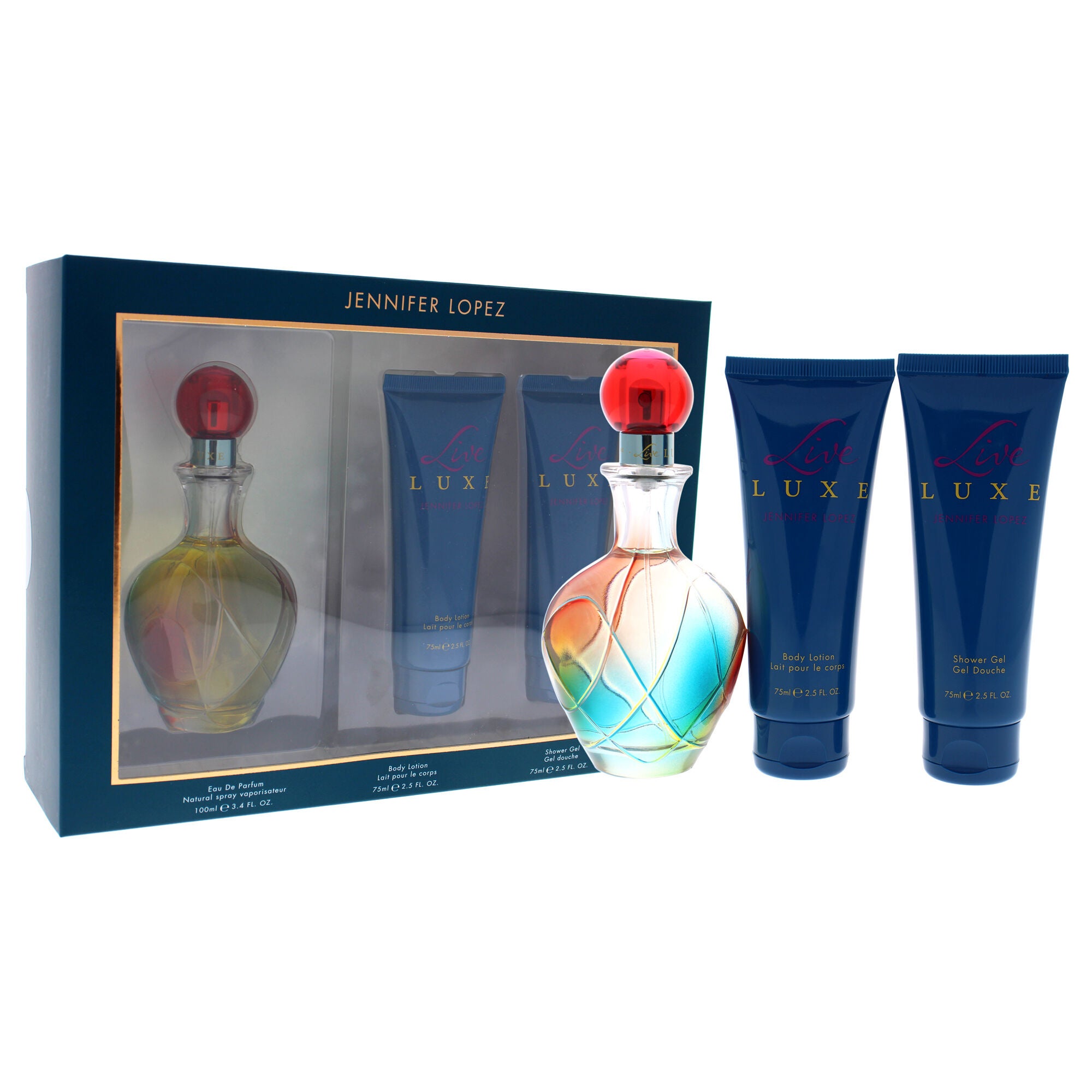 Live Luxe by Jennifer Lopez for Women - 3 Pc Gift Set 3.4oz EDP Spray, 2.5oz Shower Gel, 2.5oz Body Lotion, , alternate image number 5