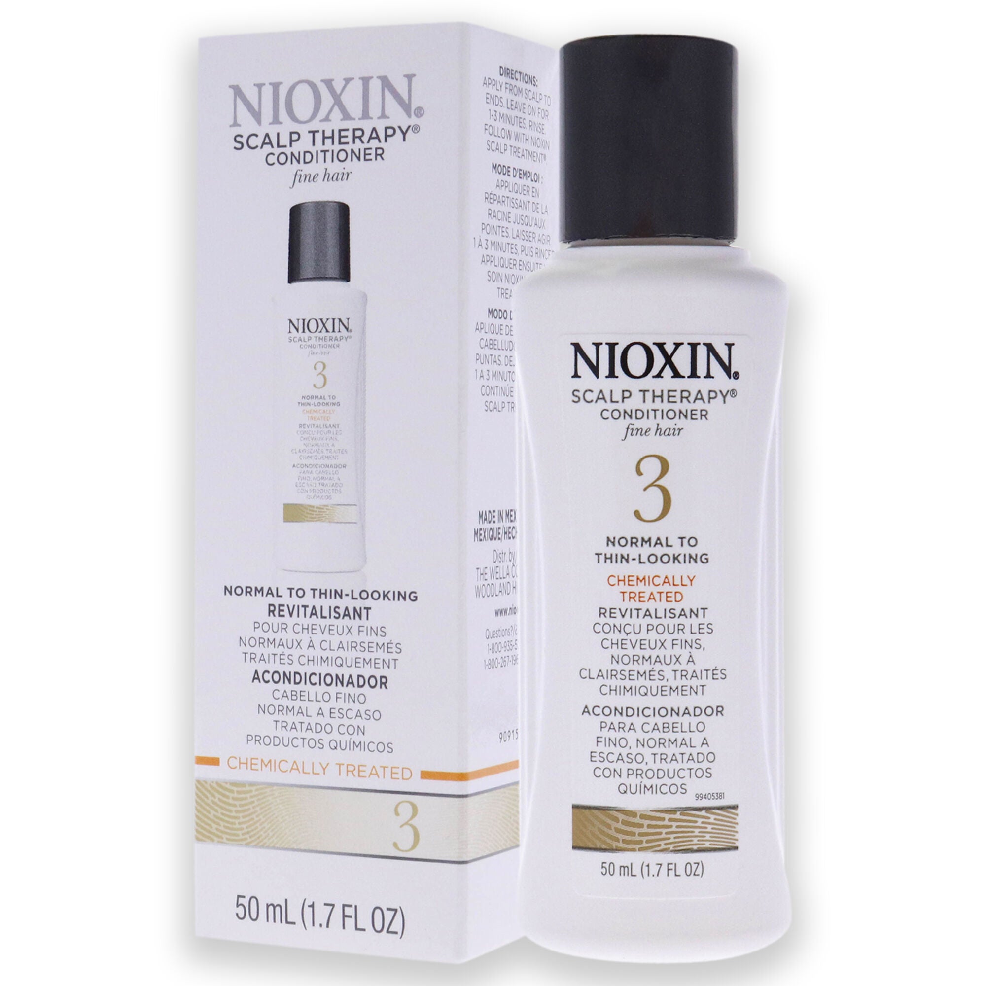 System 3 Scalp Therapy Conditioner by Nioxin for Unisex - 1.7 oz Conditioner, See Description, alternate image number 3