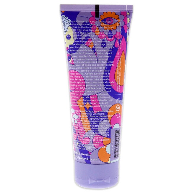 Supernova Blonde Violet Moisture and Shine Cream by Amika for Unisex - 3.3 oz Cream, See Description, alternate image number 2