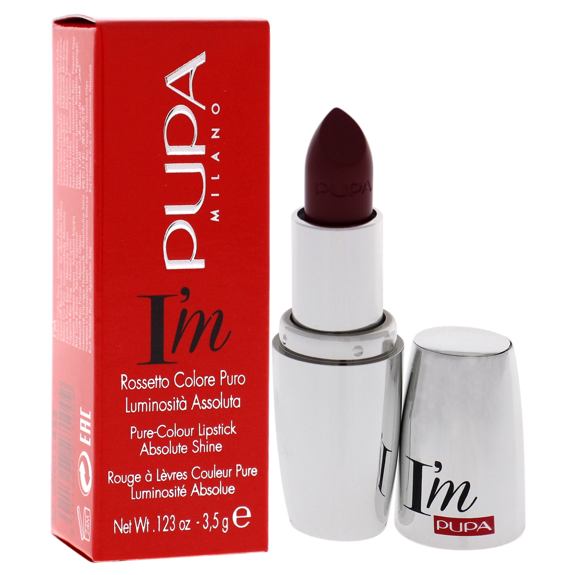 I Am Pure-Colour Lipstick - 422 Fancy Violet by Pupa Milano for Women - 0.123 oz Lipstick, See Description, alternate image number 2