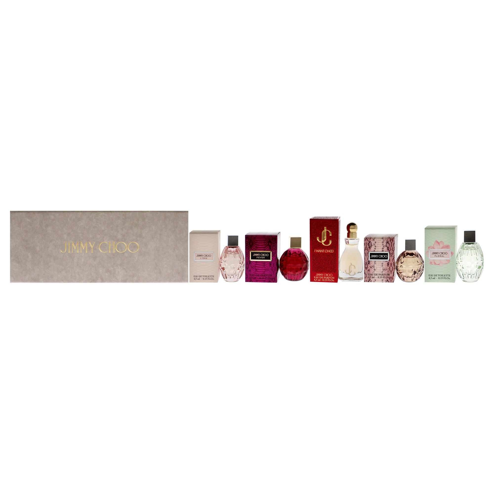 The Jimmy Choo Miniatures Collection by Jimmy Choo for Women - 5 Pc Mini Gift Set, See Description, hi-res image number 0