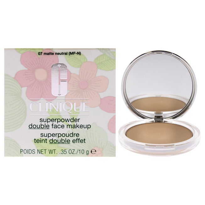 Superpowder Double Face Makeup - 07 Matte Neutral (MF-N)-Dry Combination To Oily by Clinique for Women - 0.35 oz Makeup, See Description, hi-res image number 0