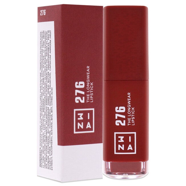 The Longwear Lipstick - 276 Chestnut Brown by 3INA for Women - 0.20 oz Lipstick, , alternate image number 6