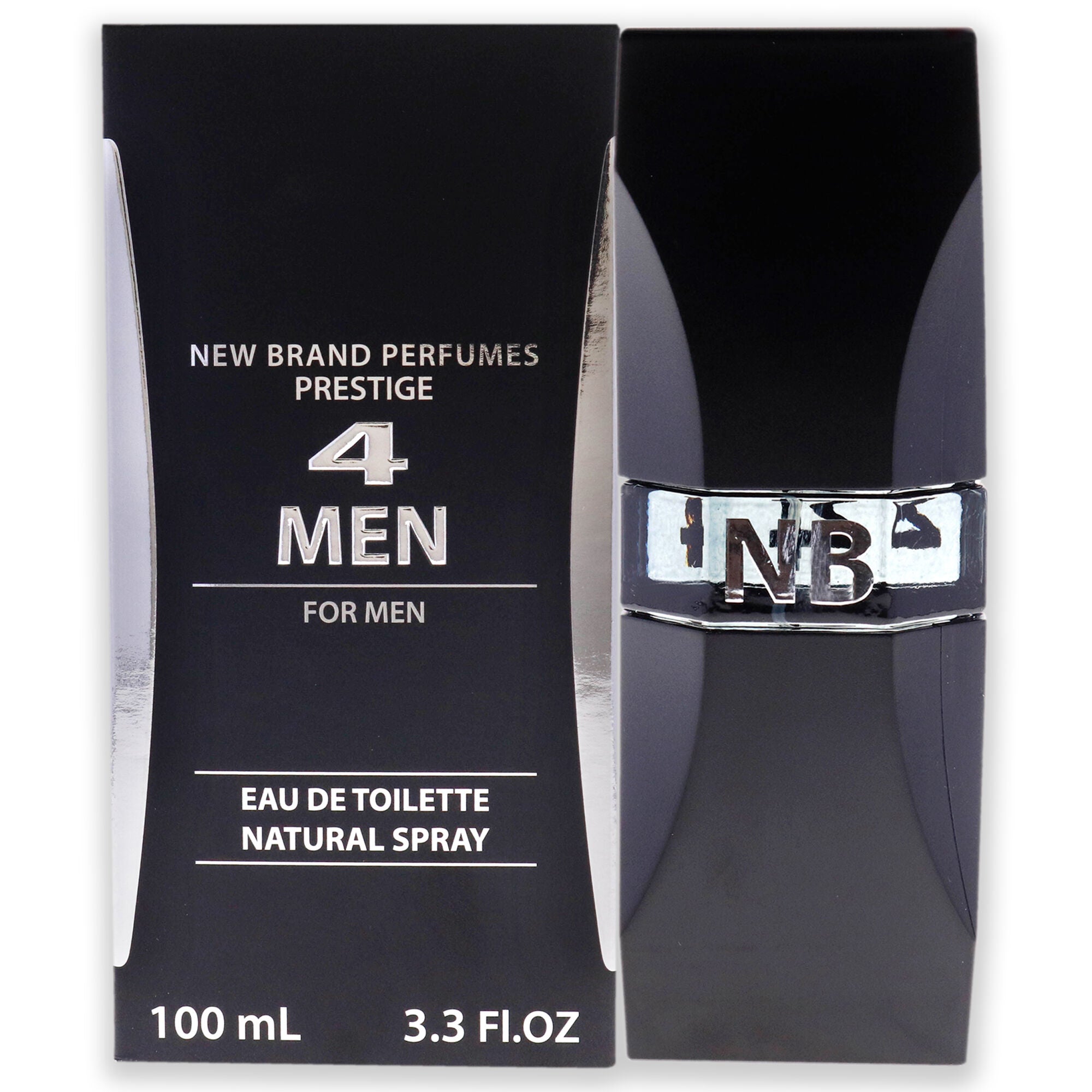 4 Men by New Brand for Men - 3.3 oz EDT Spray, See Description, hi-res image number 0