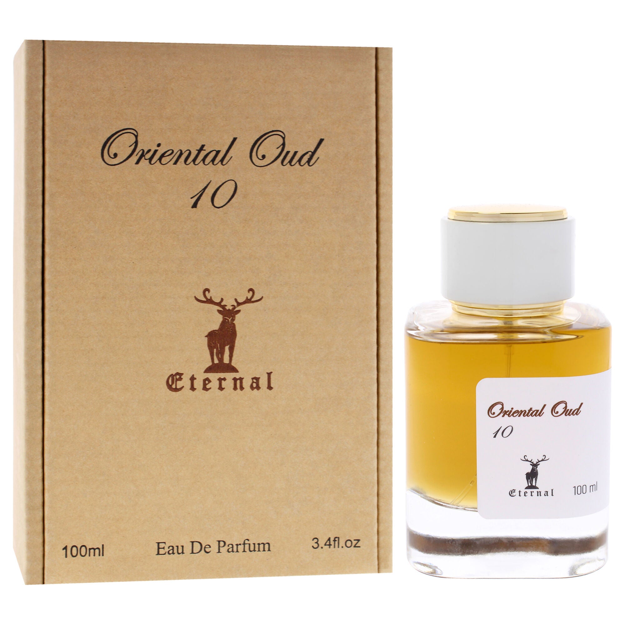 Eternal Collection - Oriental Oud 10 by Khalis for Men - 3.4 oz EDP Spray, Clear, alternate image number 2