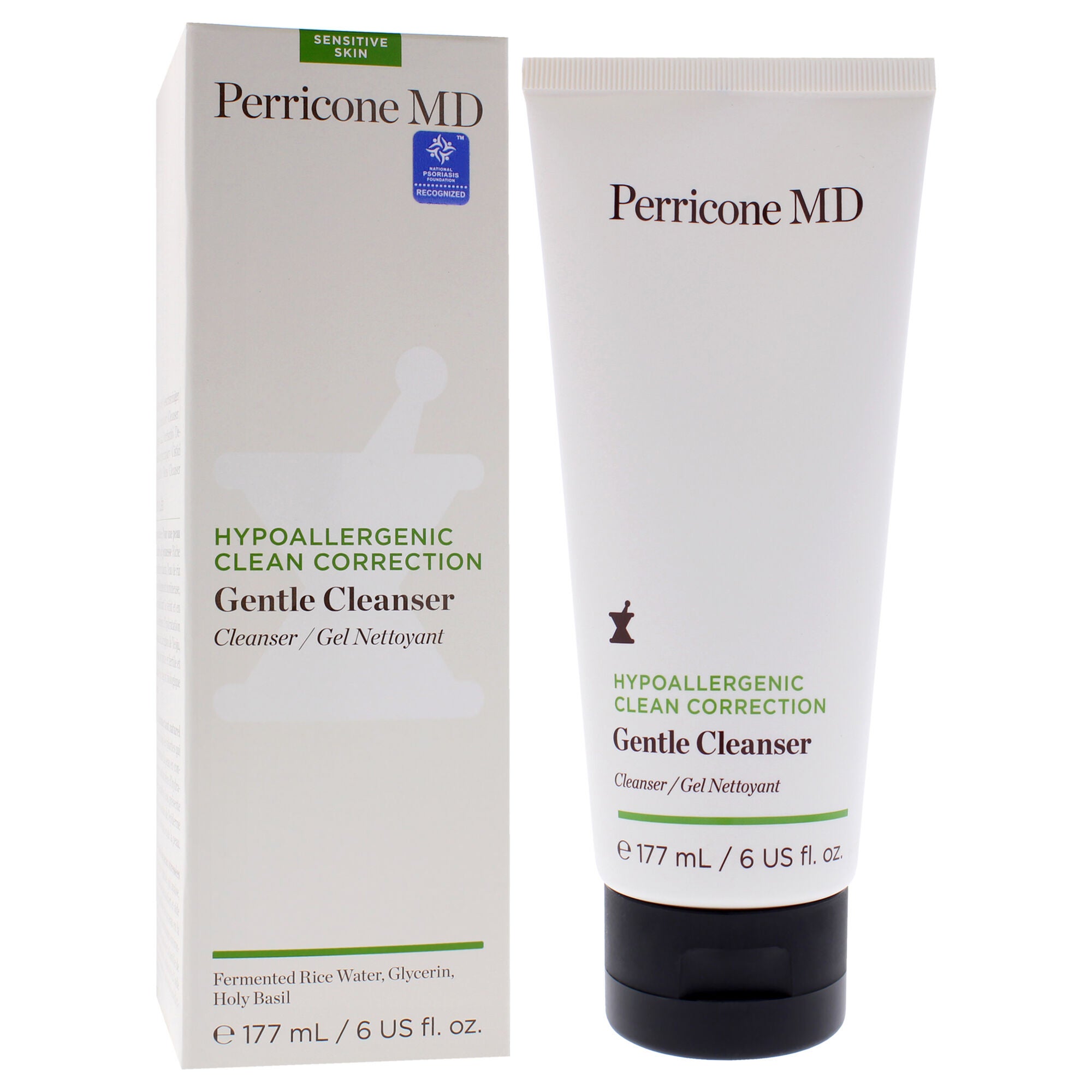 Hypoallergenic Clean Correction Gentle Cleanser by Perricone MD for Unisex - 6 oz Cleanser, White, alternate image number 2
