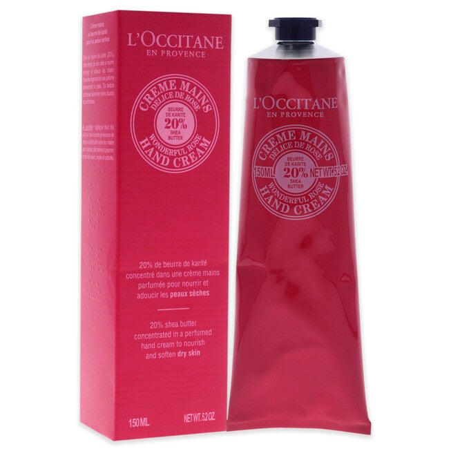 Shea Butter Wonderful Rose Hand Cream by LOccitane for Unisex - 5.2 oz Cream, , alternate image number 6