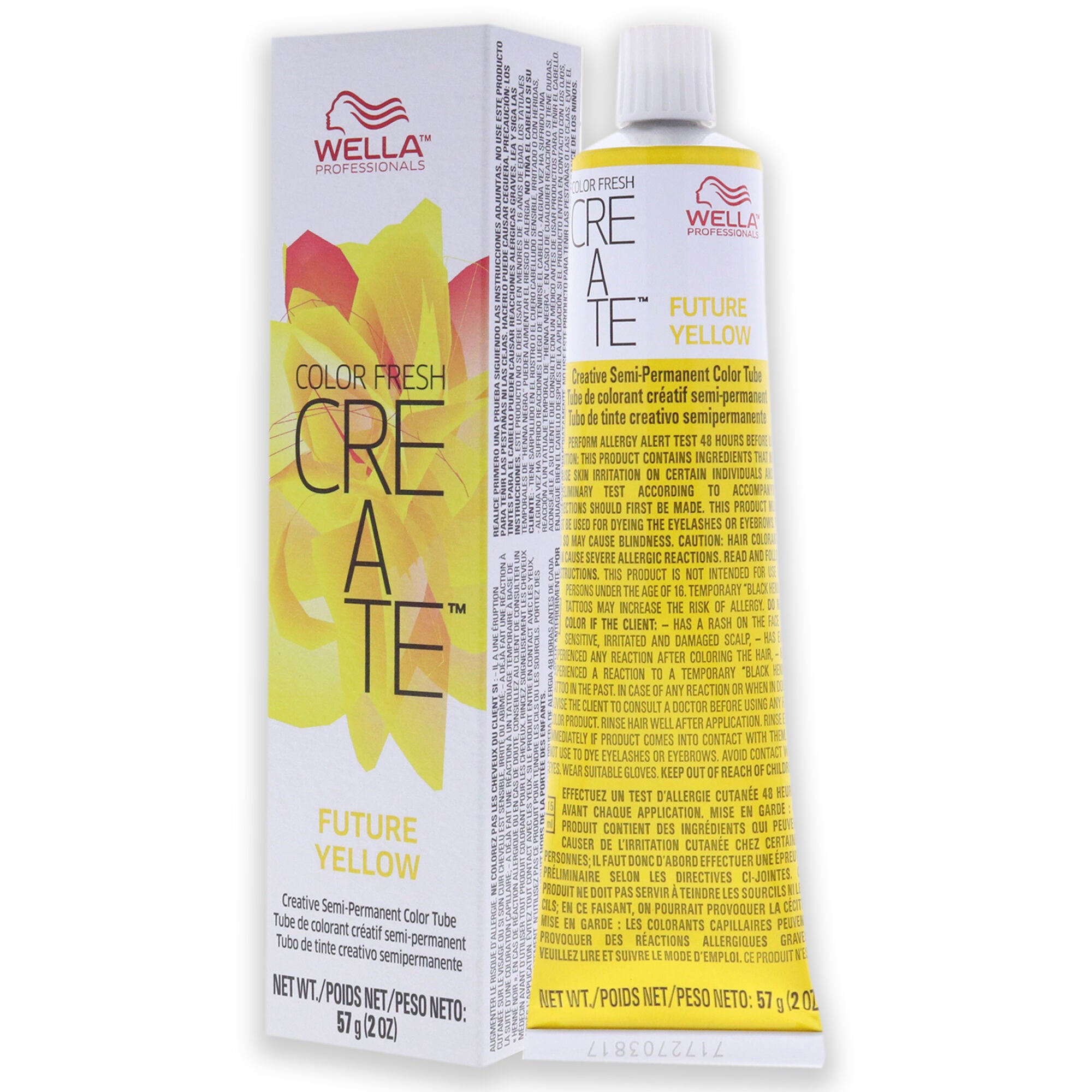Color Fresh Create Semi-Permanent Color - Future Yellow by Wella for Unisex - 2 oz Hair Color, See Description, alternate image number 3