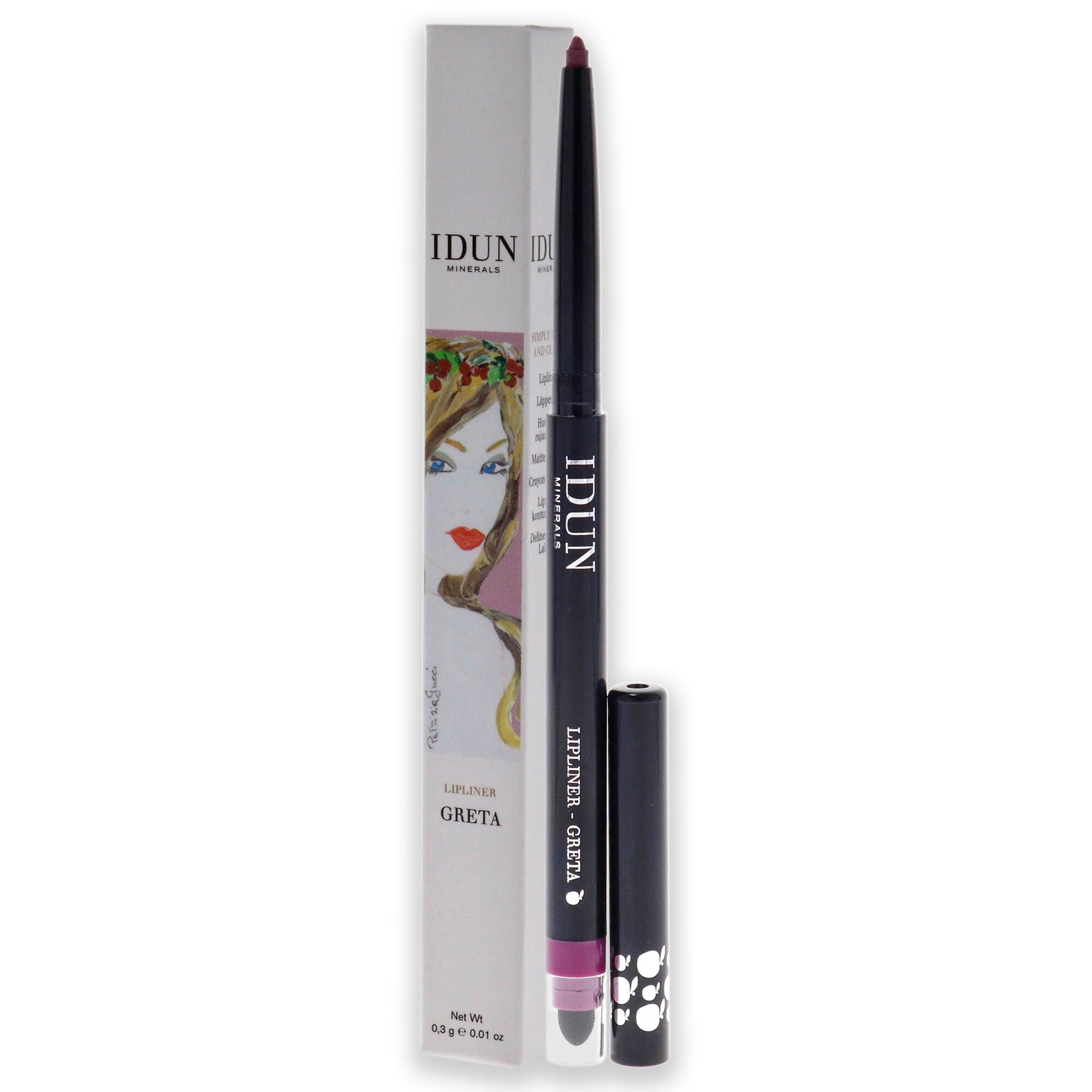 Lip Liner - 301 Greta by Idun Minerals for Women - 0.01 oz Lip Liner, , alternate image number 7