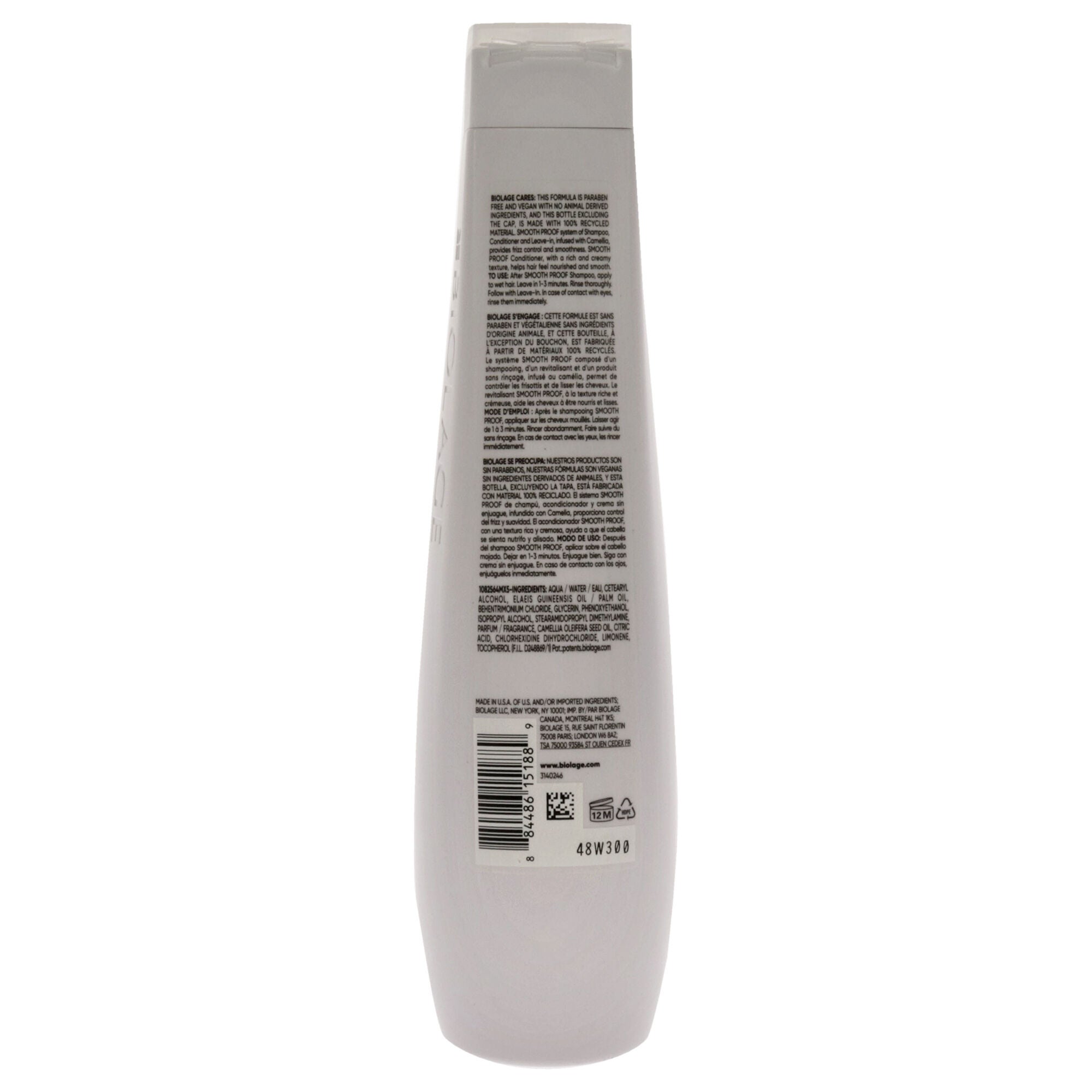 Biolage SmoothProof Conditioner by Matrix for Unisex - 13.5 oz Conditioner, See Description, alternate image number 1