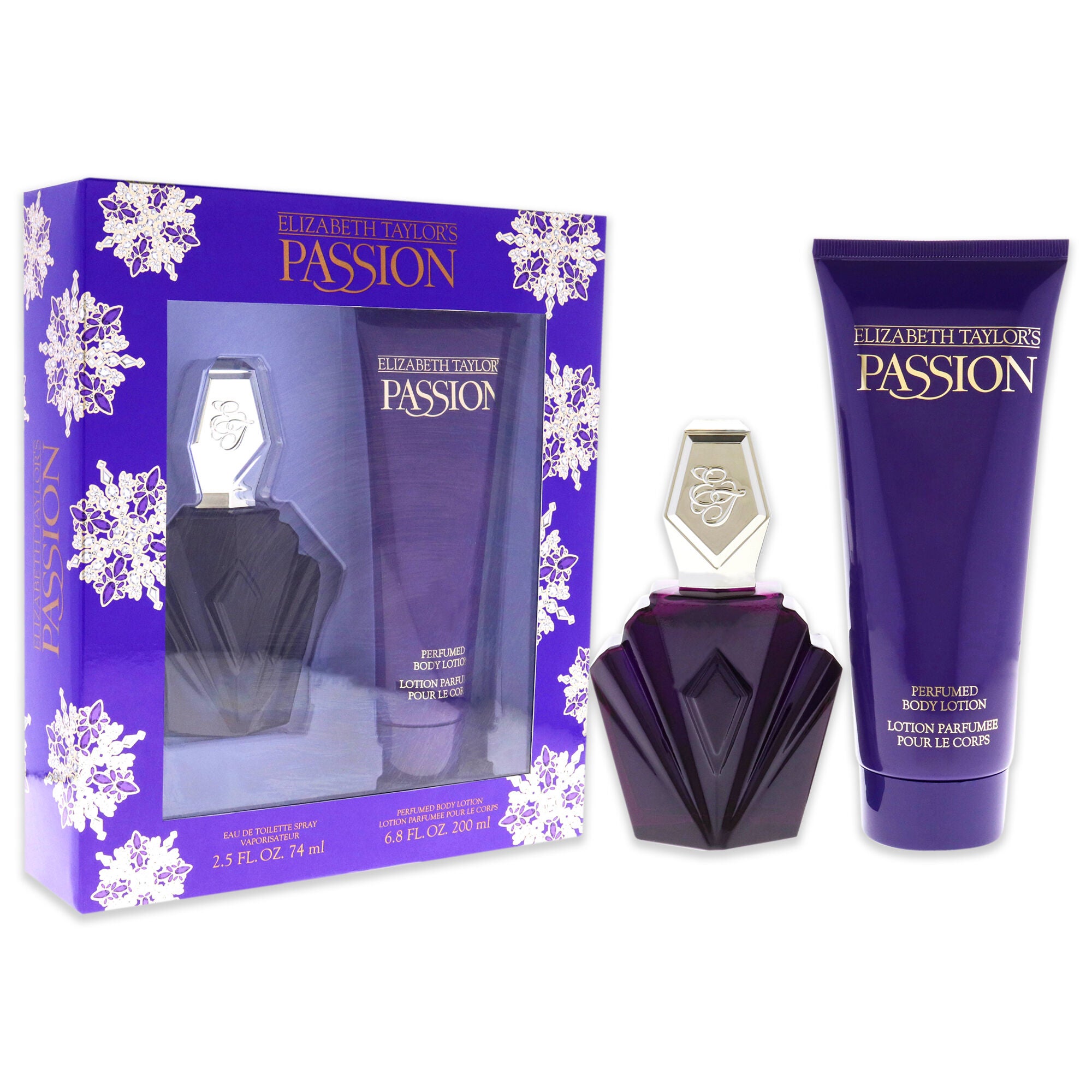 Passion by Elizabeth Taylor for Women - 2 Pc Gift Set 2.5oz EDT Spray, 6.8oz Perfumed Body Lotion, See Description, alternate image number 1