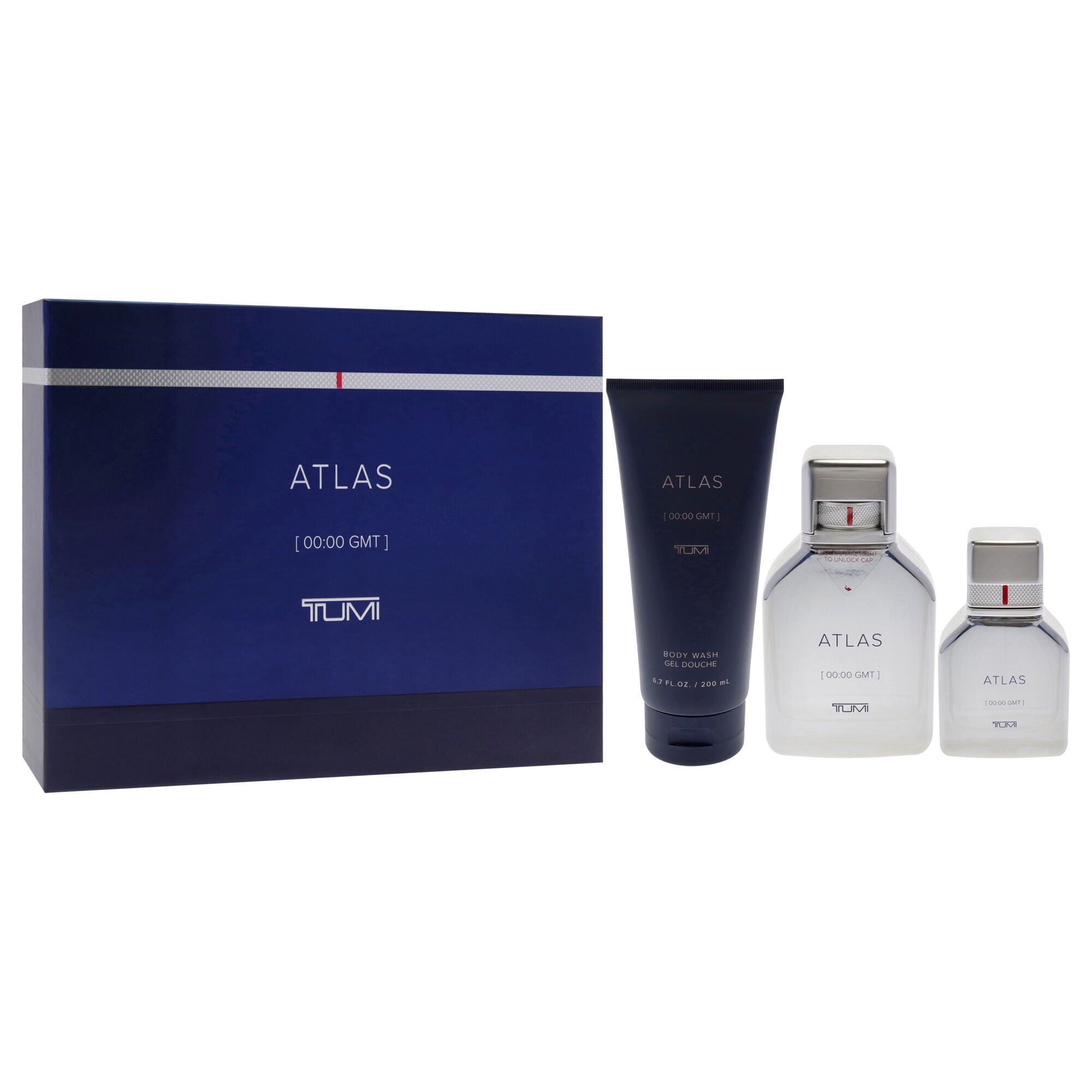 Atlas by Tumi for Men - 3 Pc Gift Set 3.4oz EDP Spray, 1oz EDP Spray, 6.7oz Body Wash, , alternate image number 6