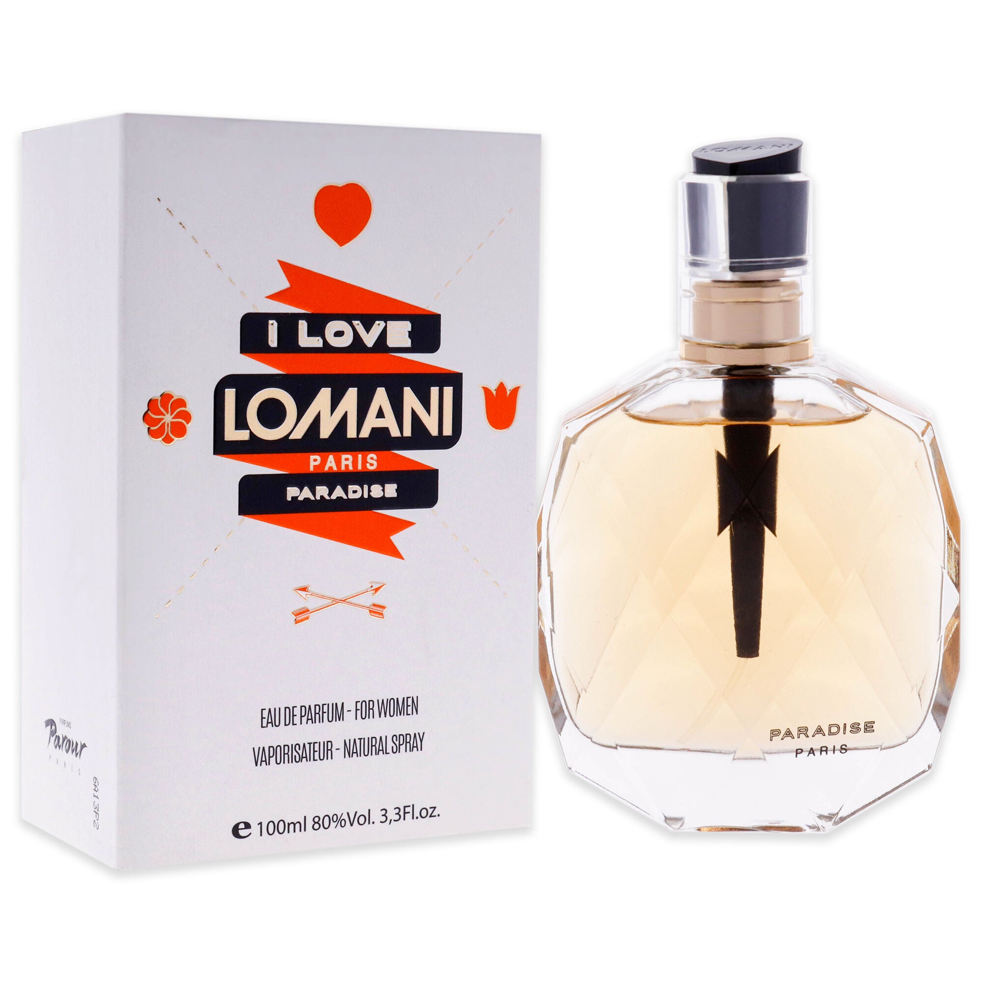I Love Lomani Paradise by Lomani for Women - 3.4 EDP Spray, See Description, alternate image number 1