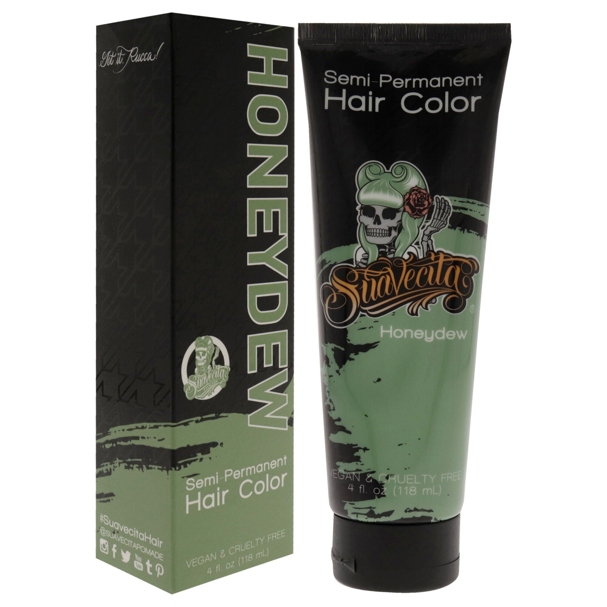 Semi-Permanent Hair Color - Honeydew by Suavecito for Unisex - 4 oz Hair Color, See Description, alternate image number 2