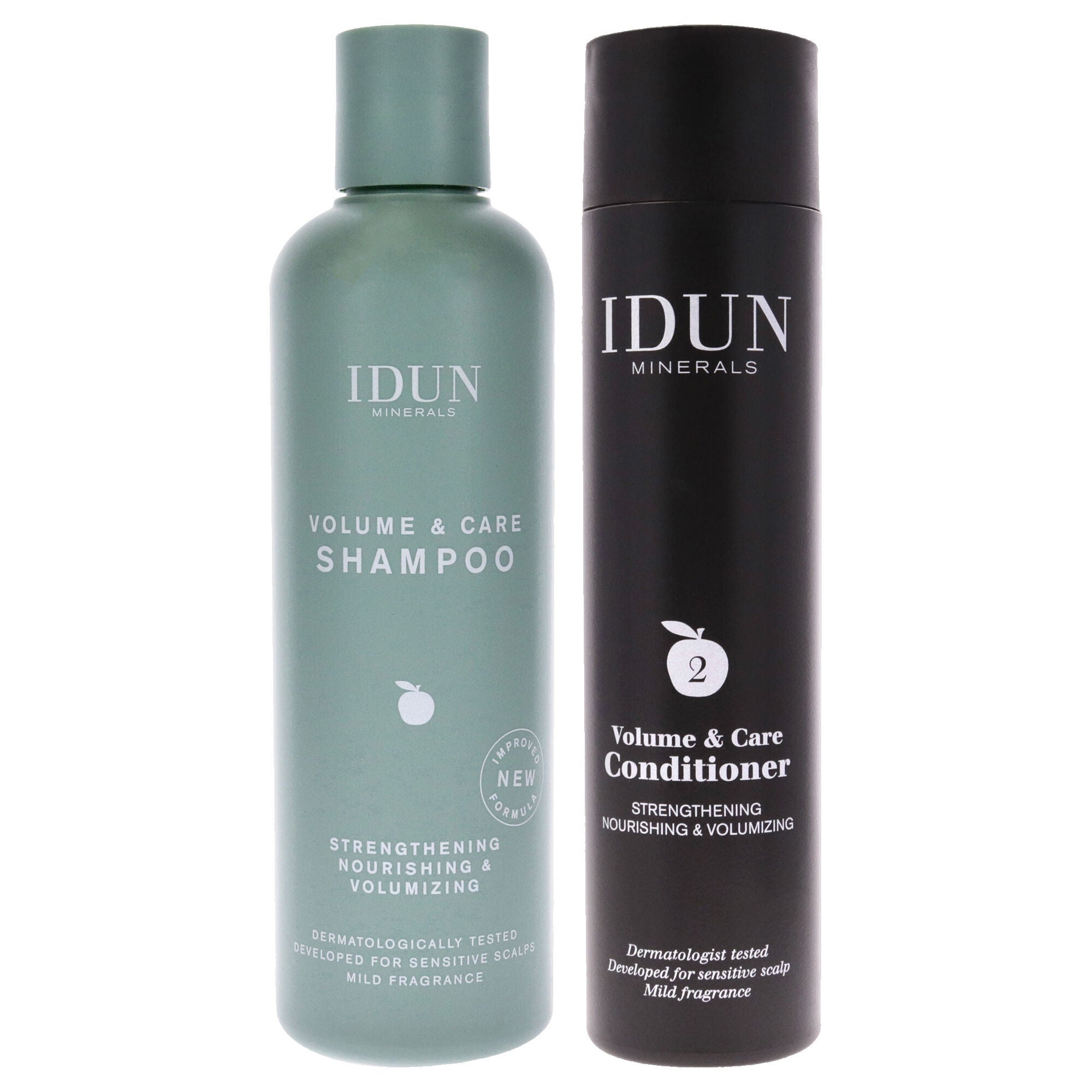 Volume and Care Shampoo and Conditioner Kit by Idun Minerals for Unisex - 2 Pc Kit 8.45oz Shampoo, 8.45oz Conditioner, See Description, hi-res image number 0