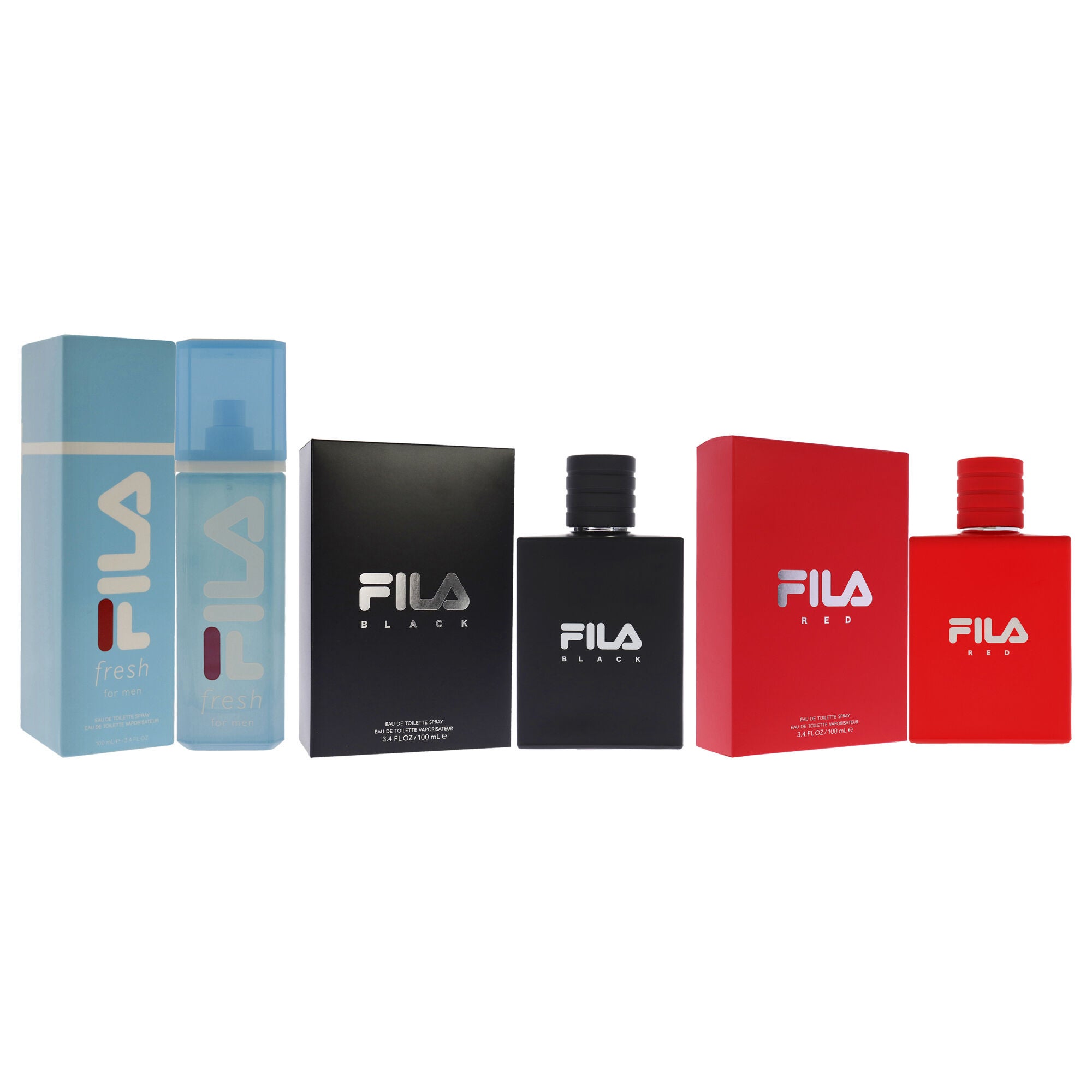 Fila Kit by Fila for Men - 3 Pc Kit 3.4oz Fila Black EDT Spray, 3.4oz Fila Fresh EDT Spray, 3.4oz Fila Red EDT Spray, , alternate image number 6