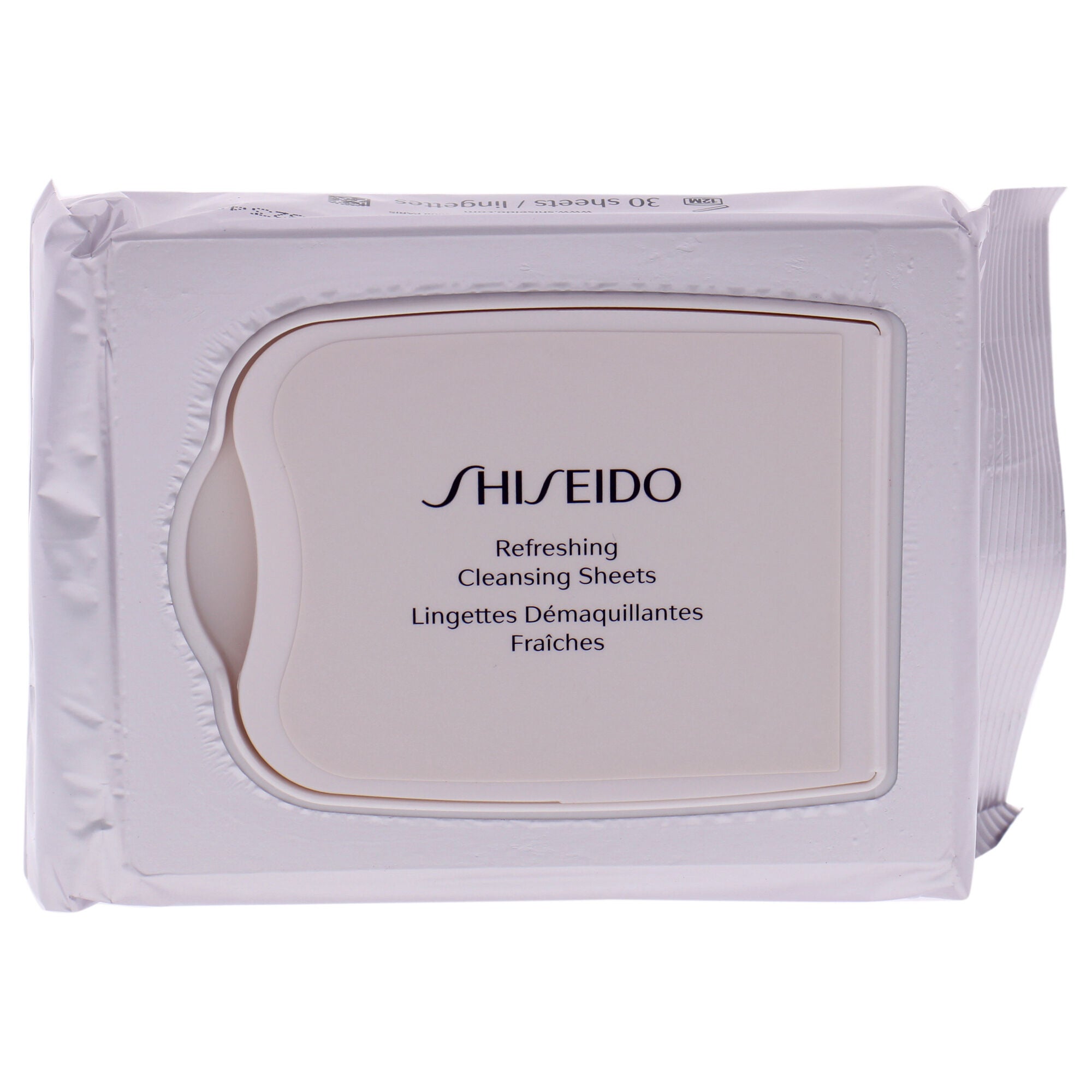 Refreshing Cleansing Sheet by Shiseido for Unisex - 30 Count Wipes, See Description, alternate image number 1