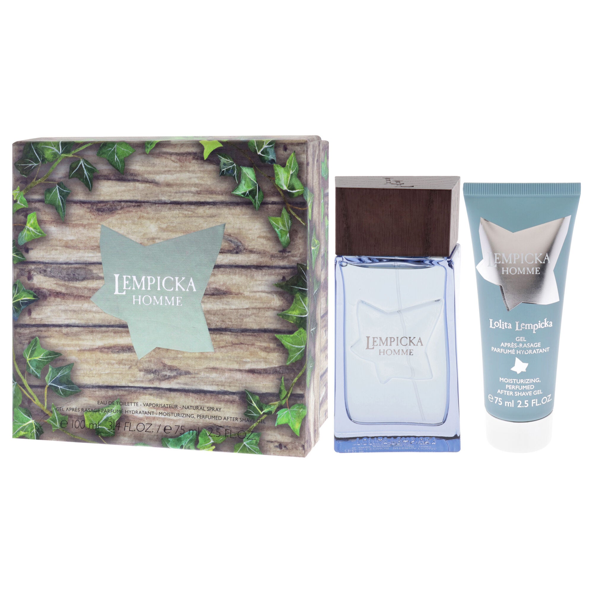 Lempicka Homme Set by Lolita Lempicka for Men - 2 Pc Gift Set 3.4oz EDT Spray, 2.5oz After Shave Gel, See Description, alternate image number 3