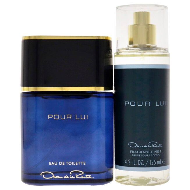 Oscar Pour Lui by Oscar De La Renta for Men - 2 Pc Gift Set 3oz EDT Spray, 4.2oz Fragrance Mist, NA, alternate image number null