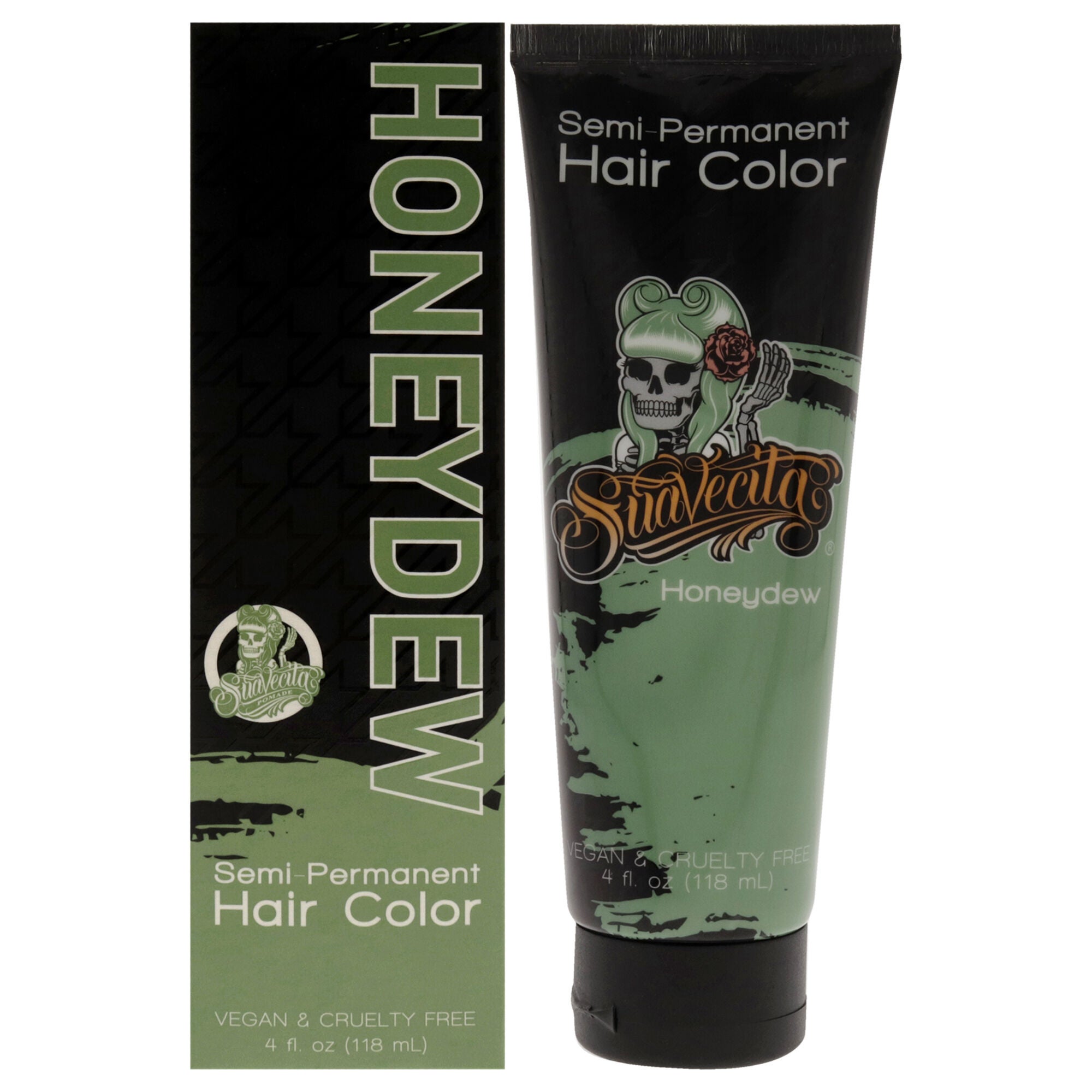 Semi-Permanent Hair Color - Honeydew by Suavecito for Unisex - 4 oz Hair Color, See Description, hi-res image number 0